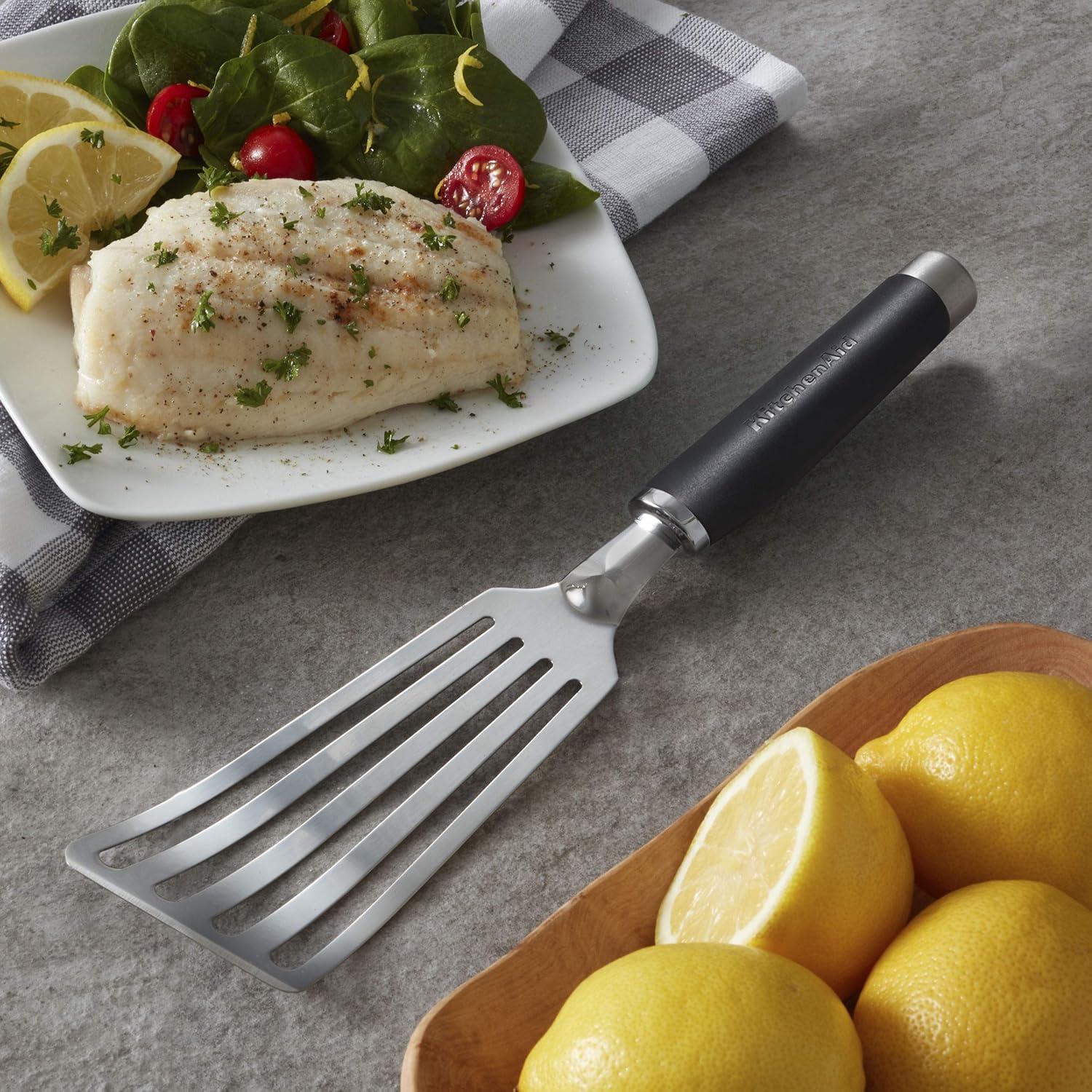 Espátula Flex KitchenAid KO024OHOBA Acero Inoxidable Negra