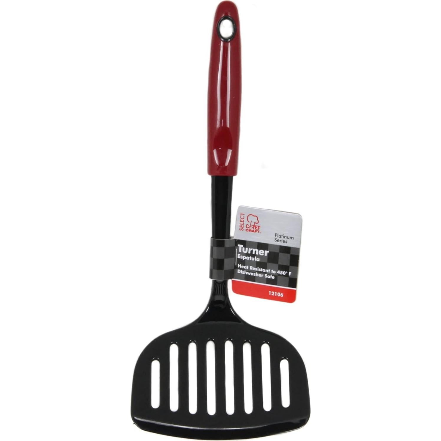Espátula Jumbo de Nylon Chef Craft 30.5 cm Roja Resistente