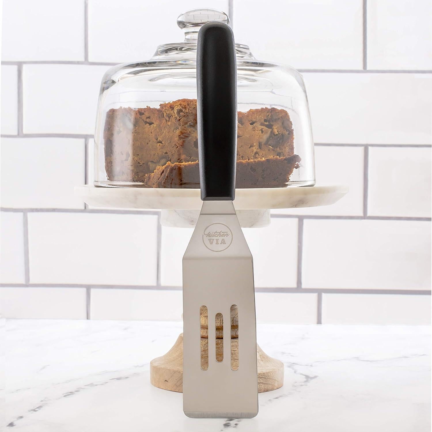 Espátula Mini KitchenVIA de Acero Inoxidable Antiadherente