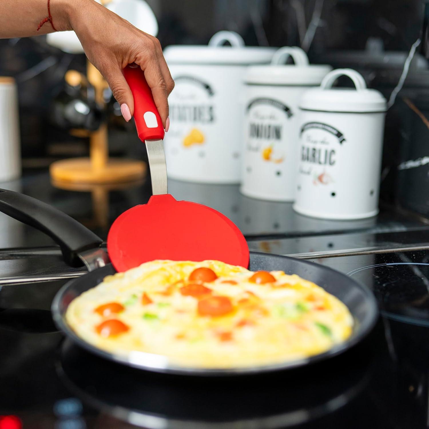 Espátula de Silicona Dalup para Panqueques Ancha 13.2 cm