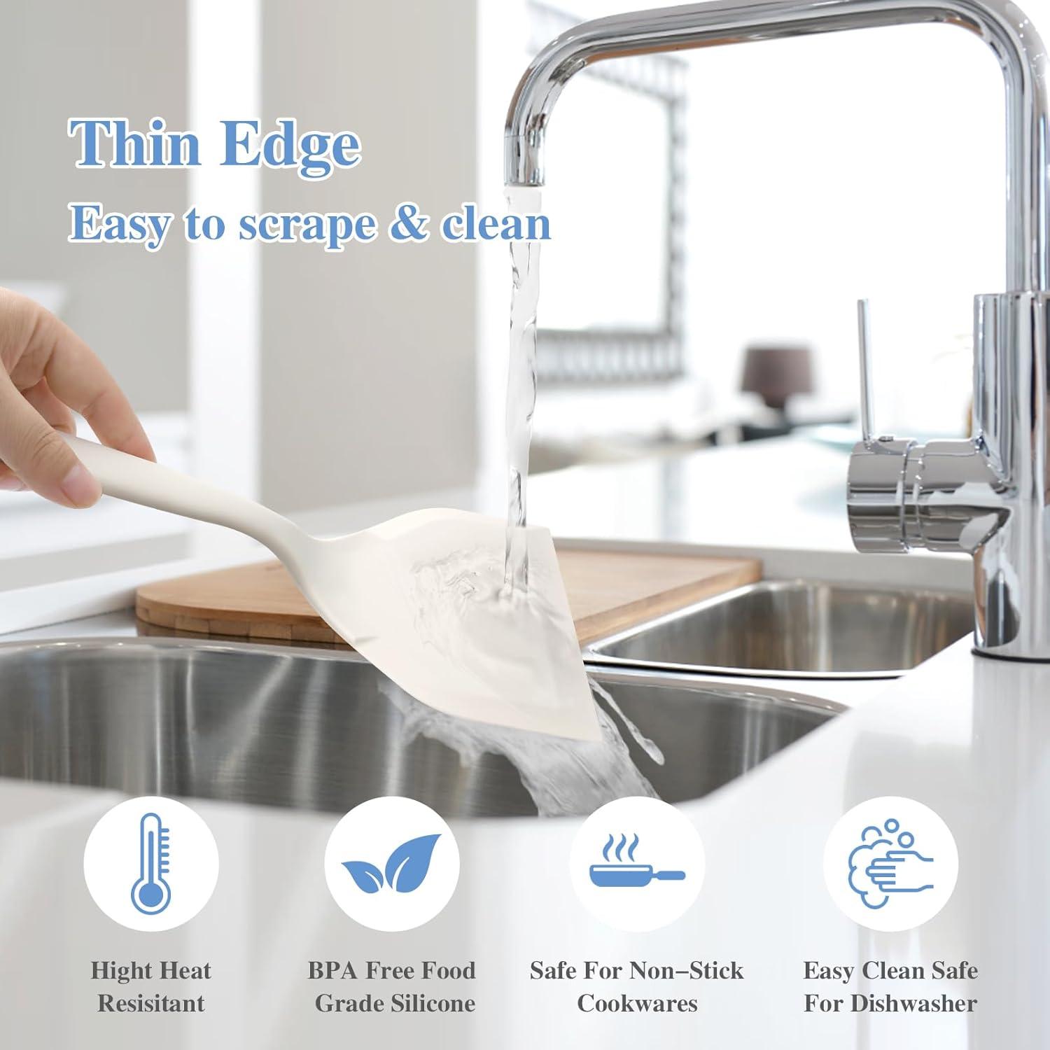 Espátula Ancha de Silicona Armrouns 26x12 cm Resistente al Calor