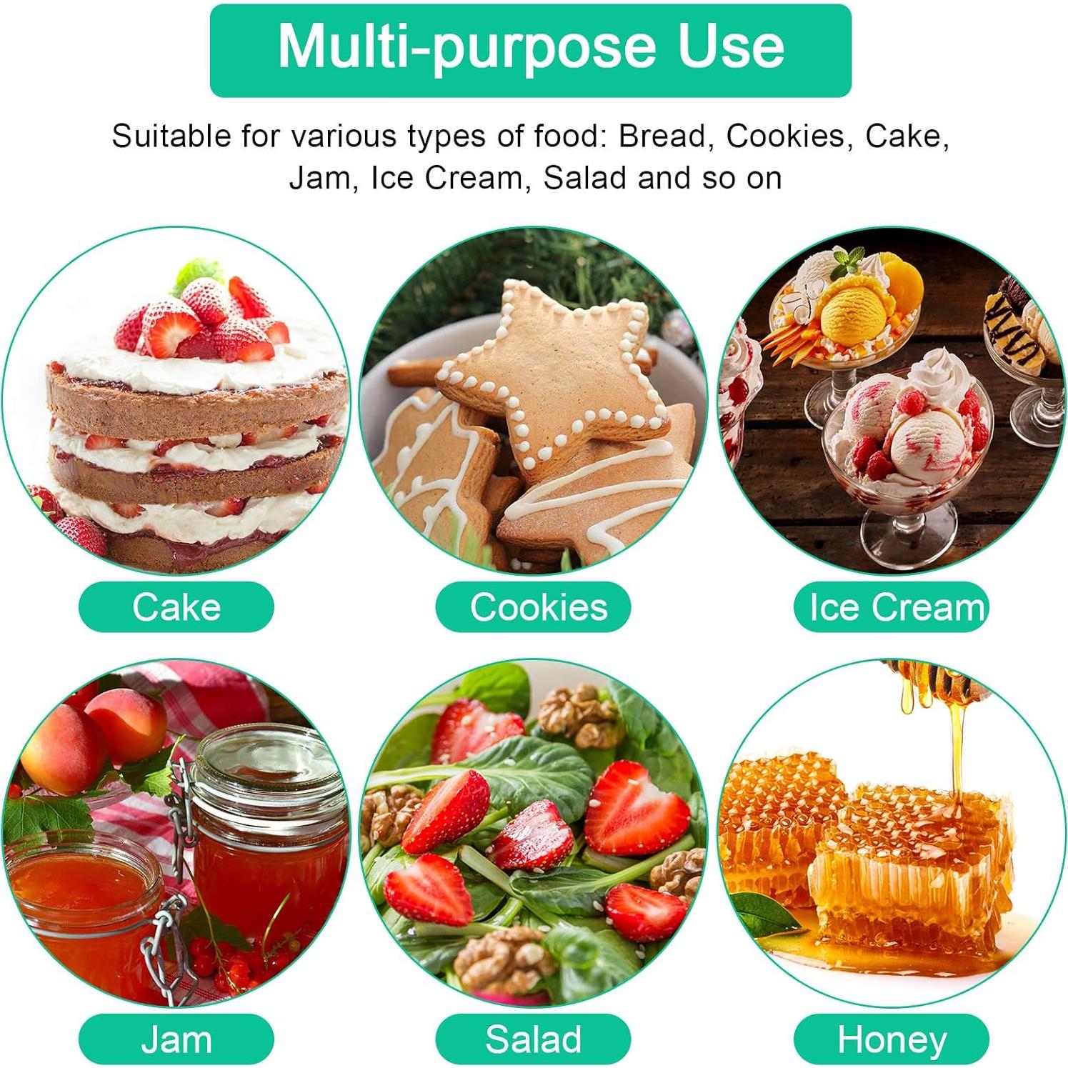 Espátula de Silicona Patelai 2 Piezas Mango Largo Antiadherente