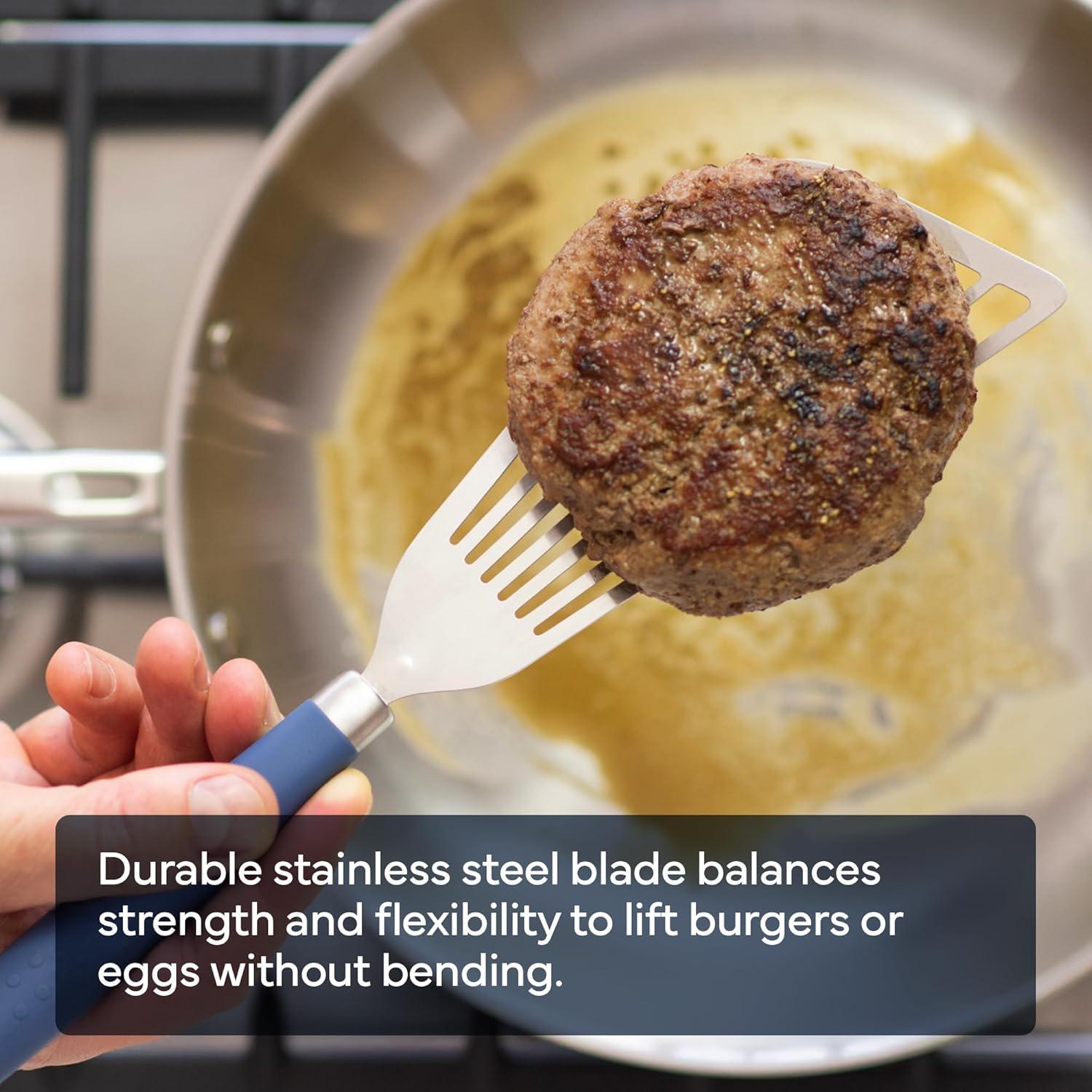 Espátula de Acero Inoxidable Misen para Pescado 30.48cm