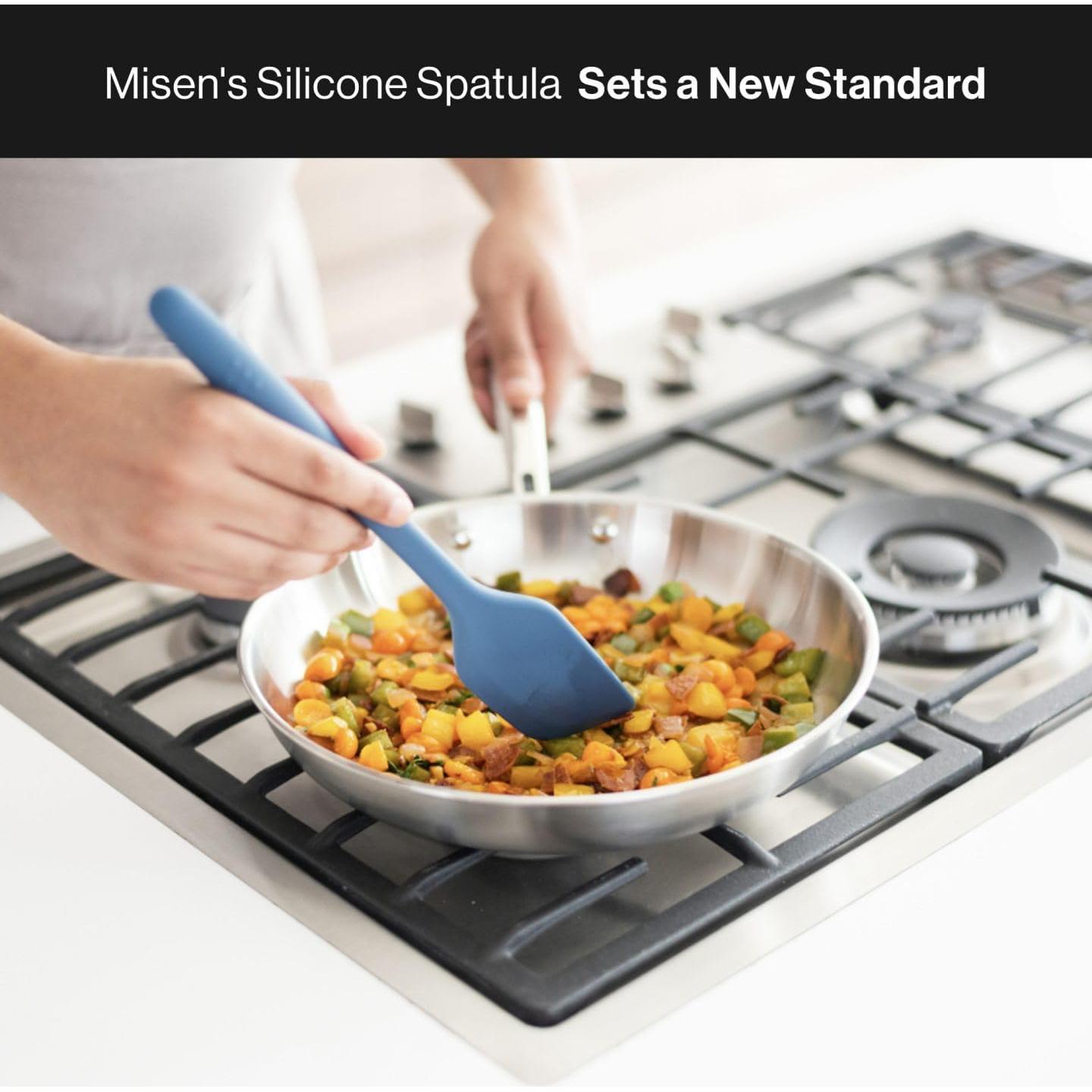 Espátula de Silicona Misen Azul - Apta para Antiadherentes 28.4 cm