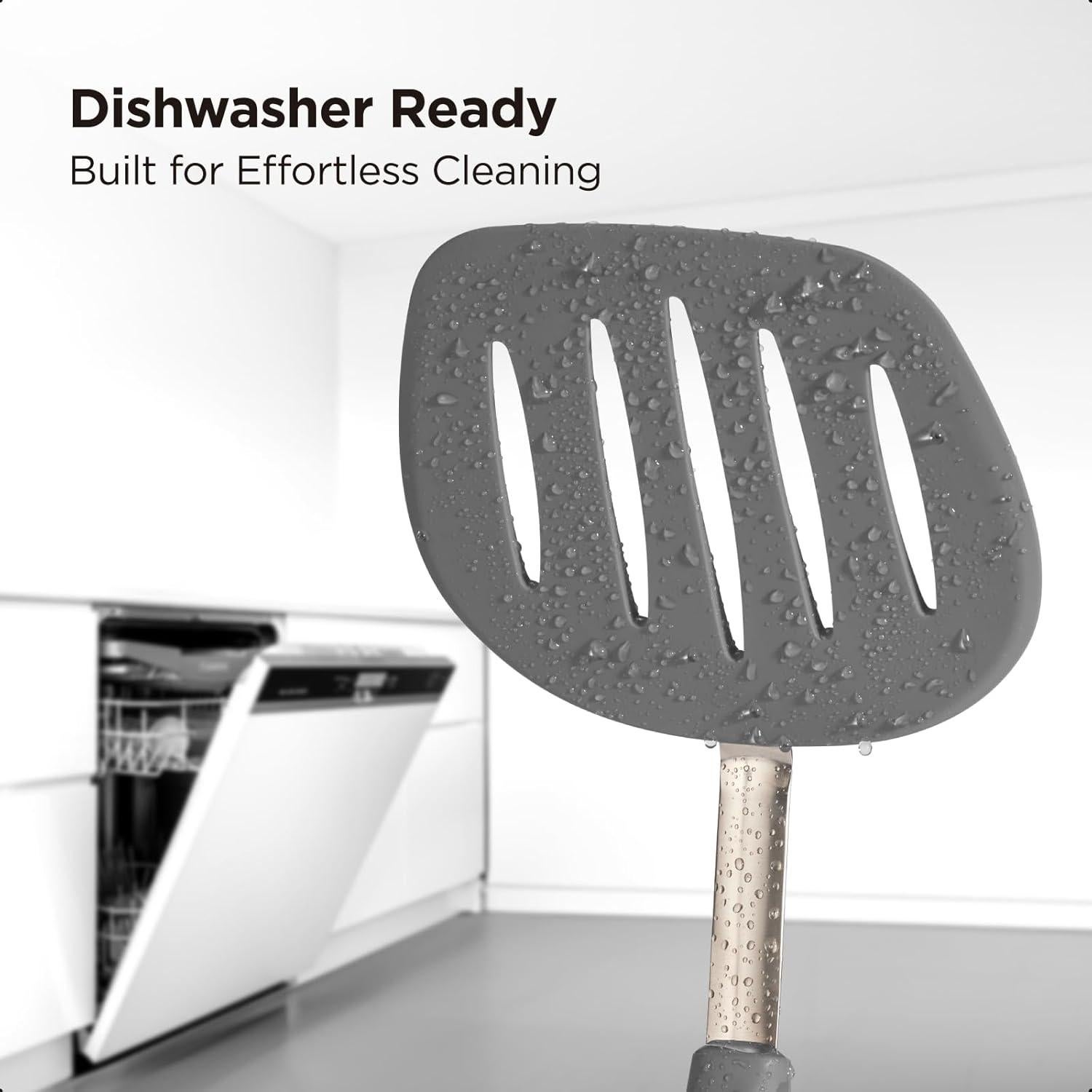 Espátula de Silicona Kitchen Mama WALTZGRIP 29.5cm Gris