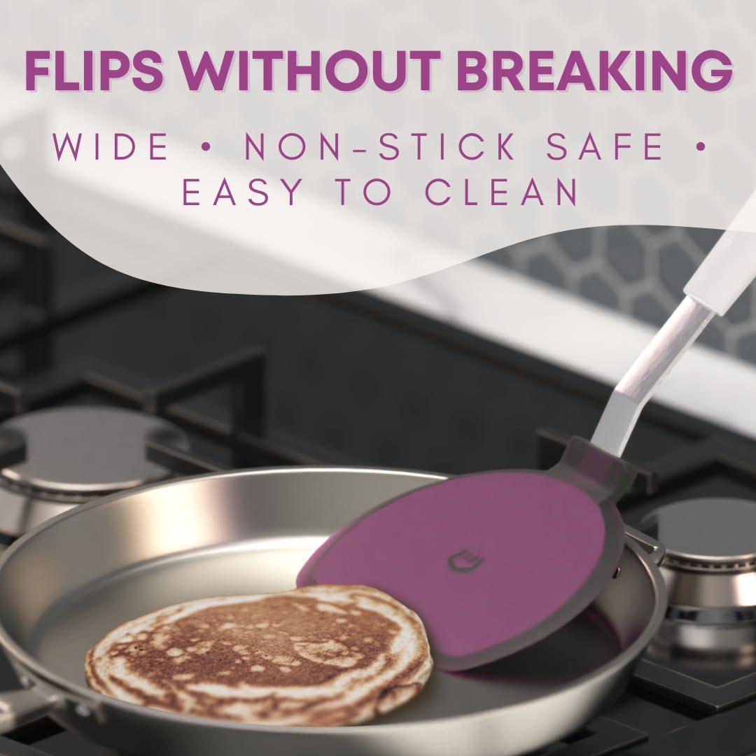 Espátula Ancha KPKitchen para Panqueques - Silicona Resistente al Calor