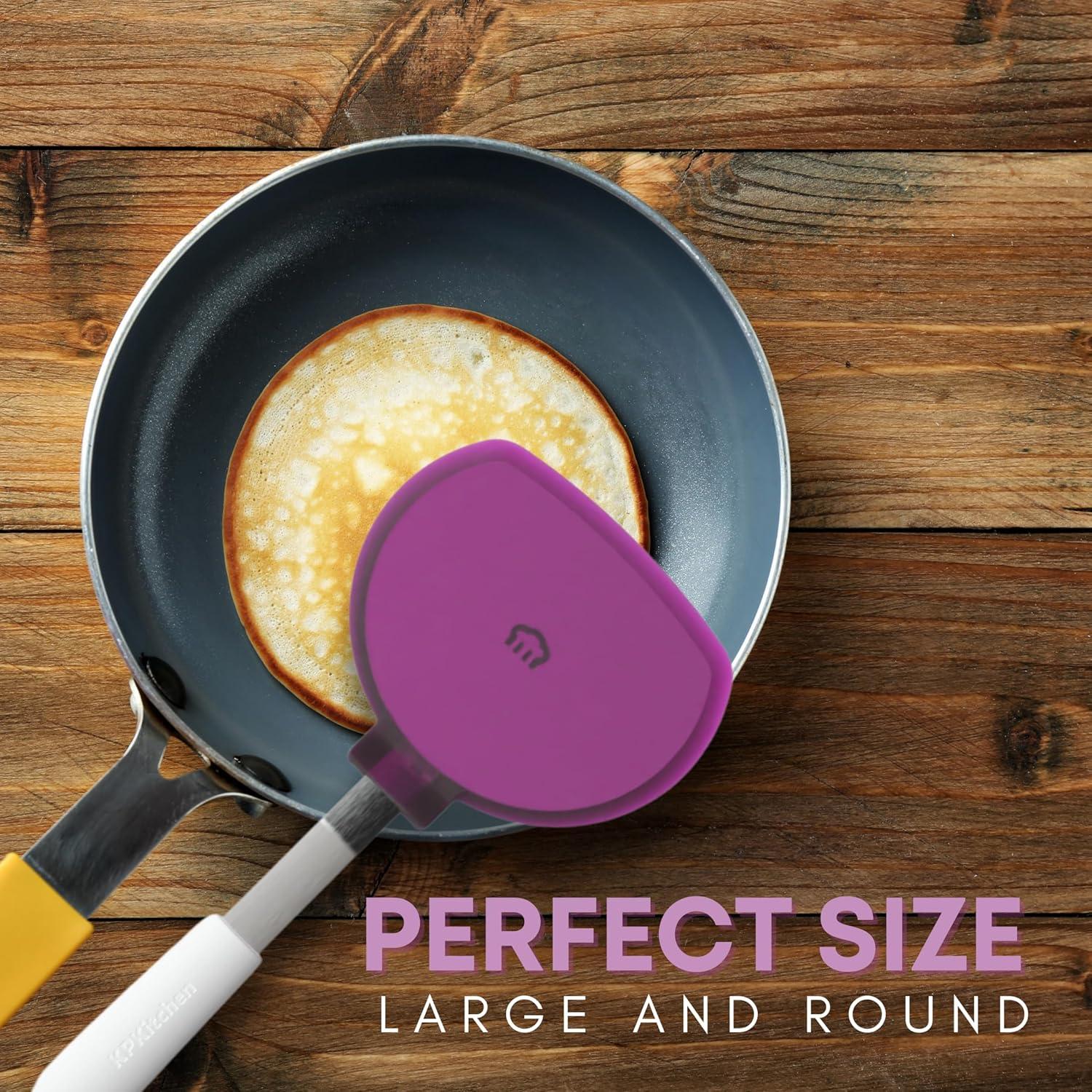 Espátula Ancha KPKitchen para Panqueques - Silicona Resistente al Calor