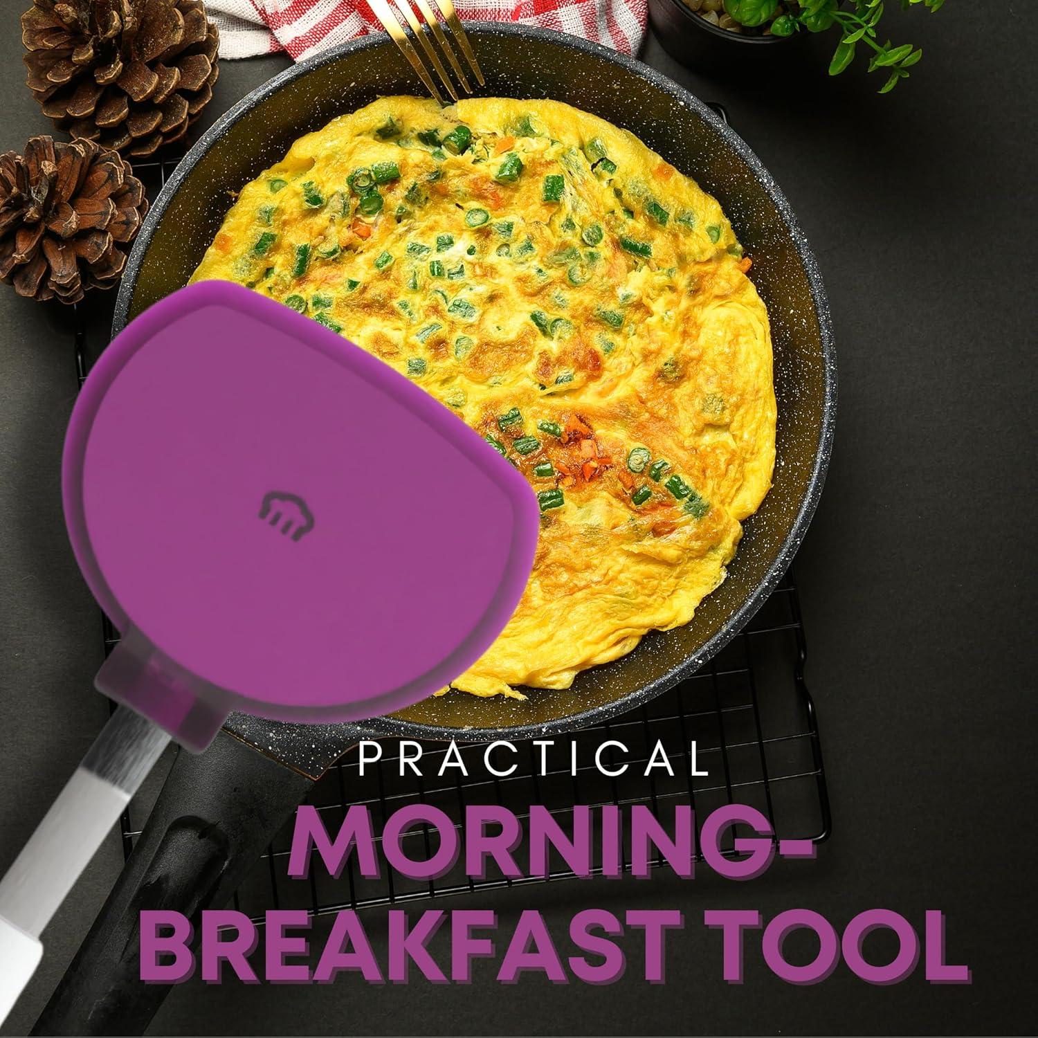 Espátula Ancha KPKitchen para Panqueques - Silicona Resistente al Calor