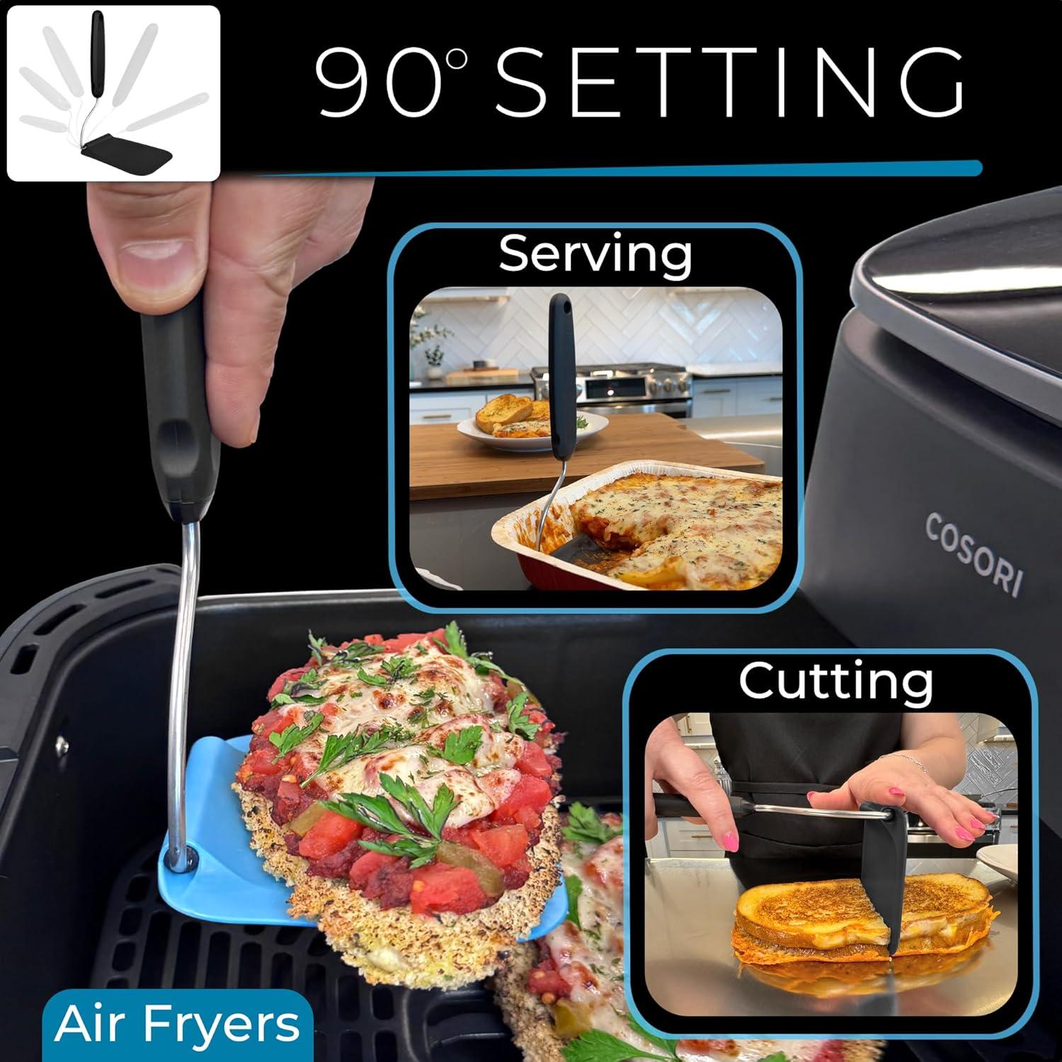 Espátula Giratoria Ajustable Blue Bosti - Resistente al Calor