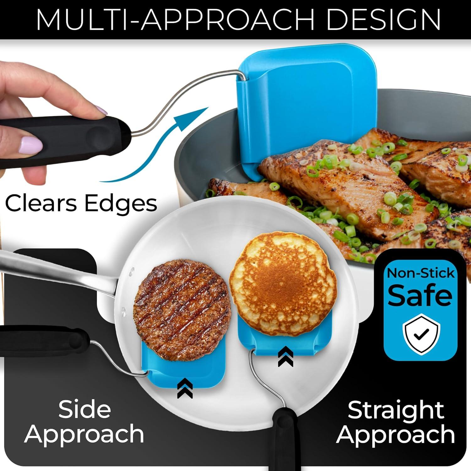 Espátula Giratoria Ajustable Blue Bosti - Resistente al Calor