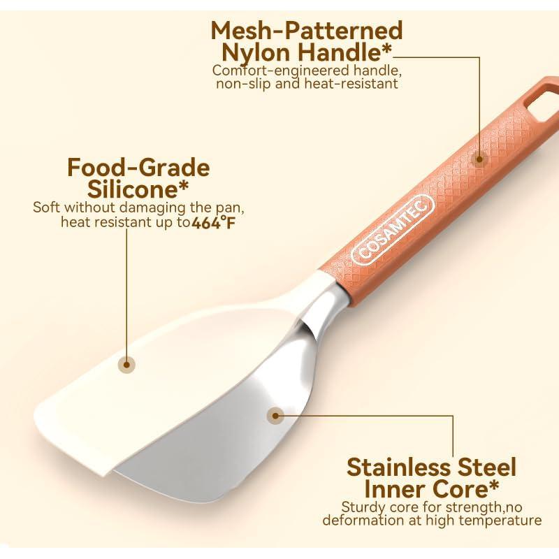 Espátula de Silicona Cosamtec 25.4 cm Resistente al Calor