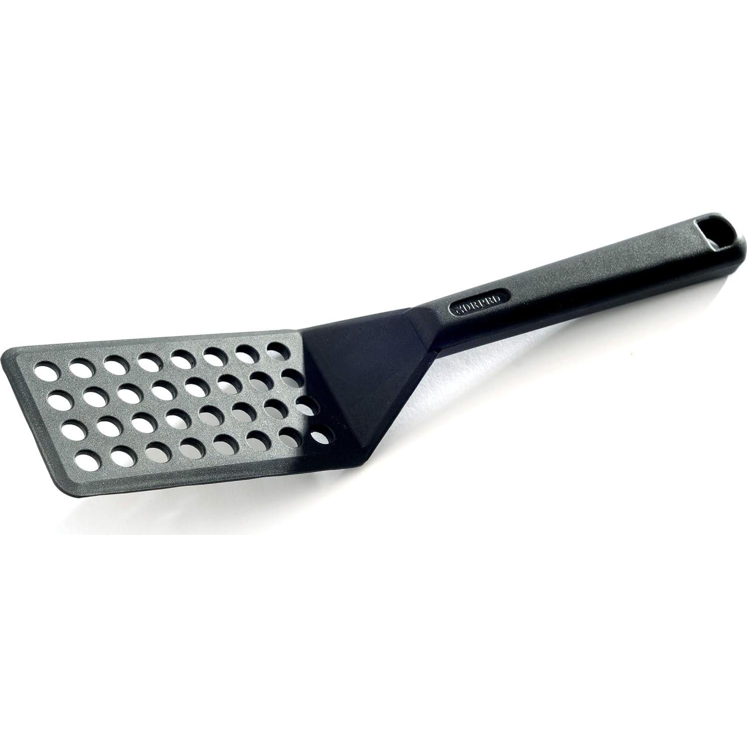 Espátula de Cocina Norpro Negra con Agujeros 25.5 cm