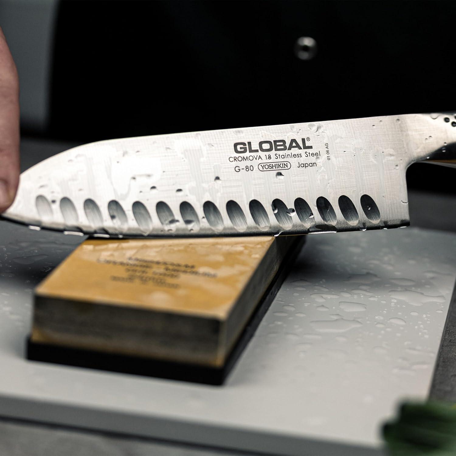 Cuchillo Santoku Global G-80 17.8 cm Acero Inoxidable Japonés
