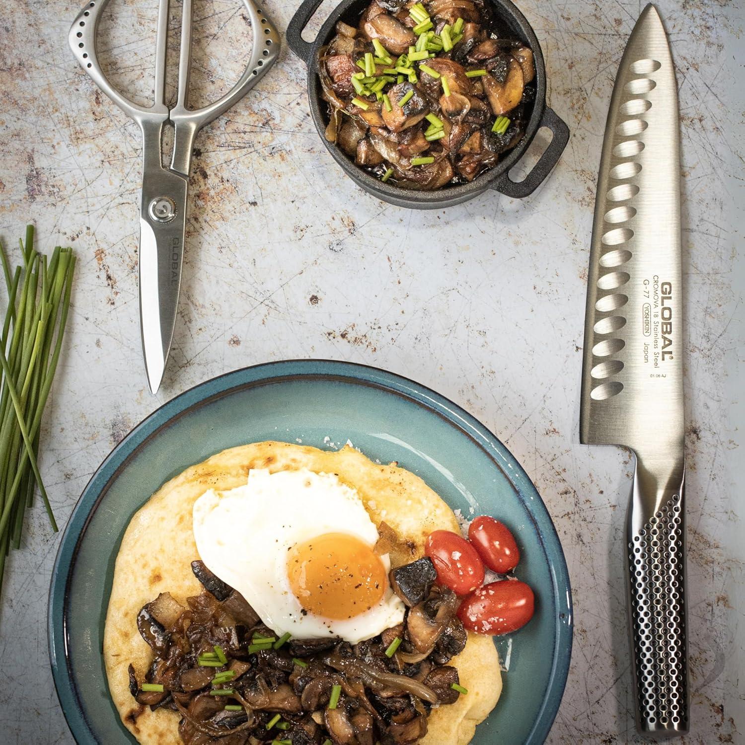 Cuchillo de Chef Global G-77 20.32 cm Acero Inoxidable Japonés