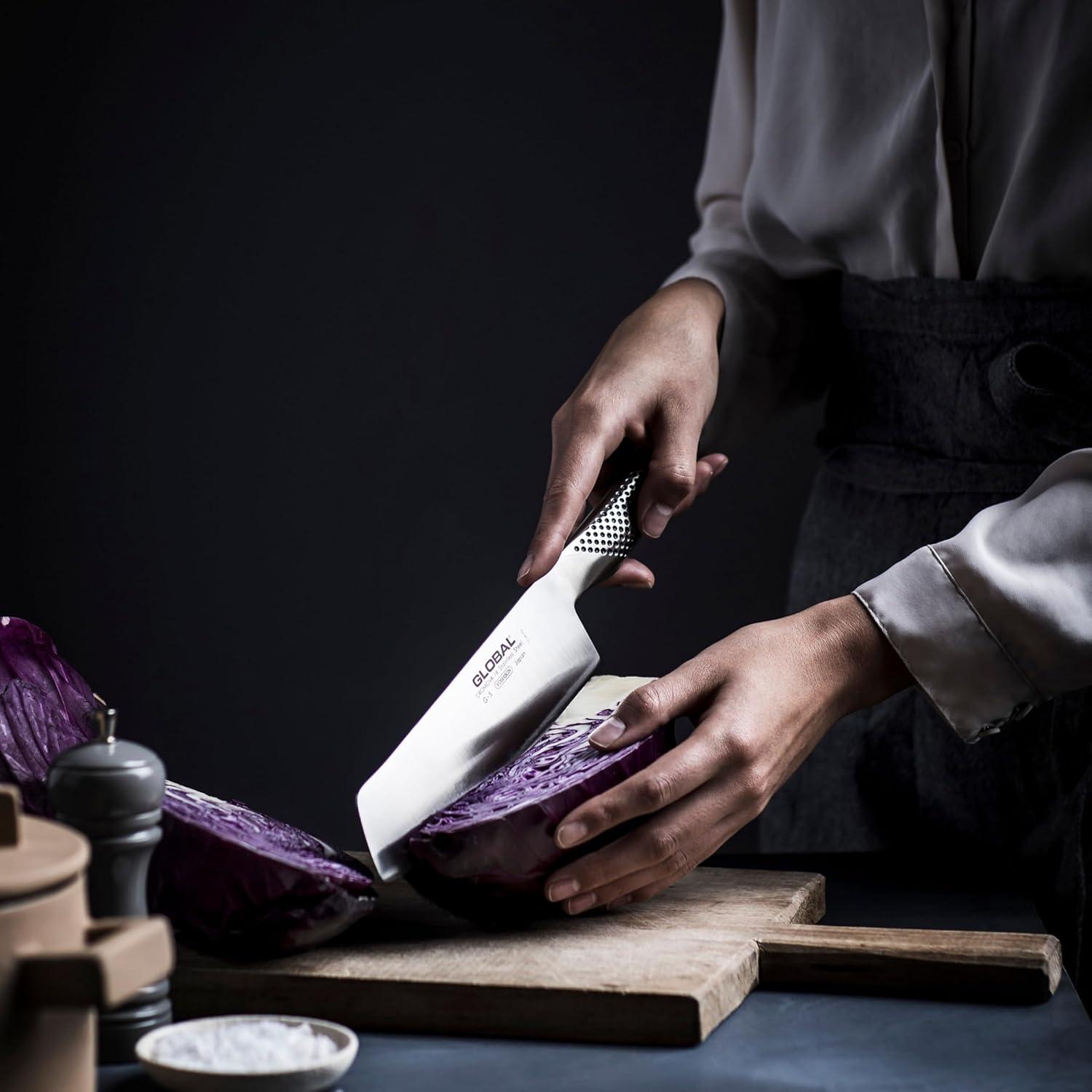 Cuchillo de Verduras Global G-45 17.8 cm Acero Inoxidable Japonés