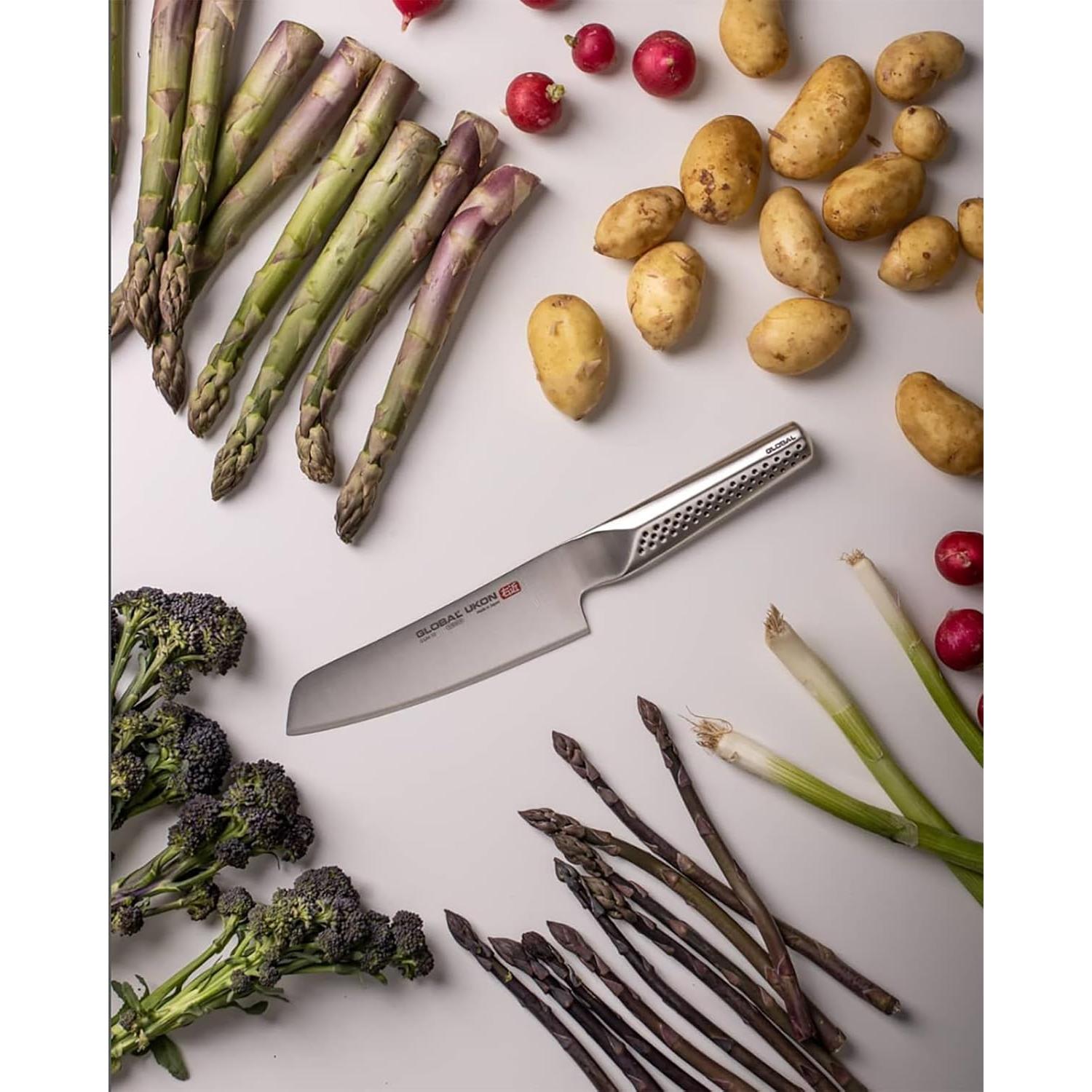 Cuchillo de Chef Global Ukon 17.78 cm Acero Inoxidable Japonés