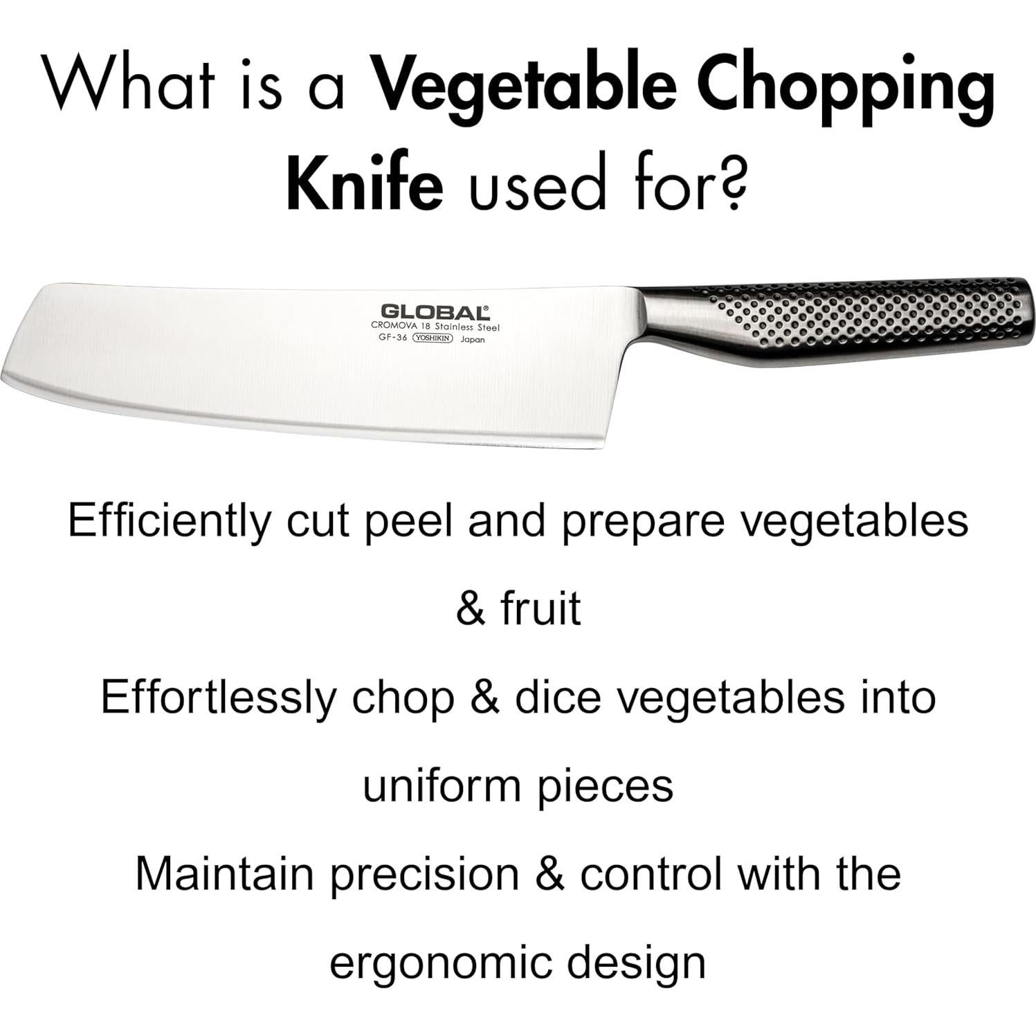 Cuchillo de Verduras Global GF-36 - 20 cm Acero Inoxidable