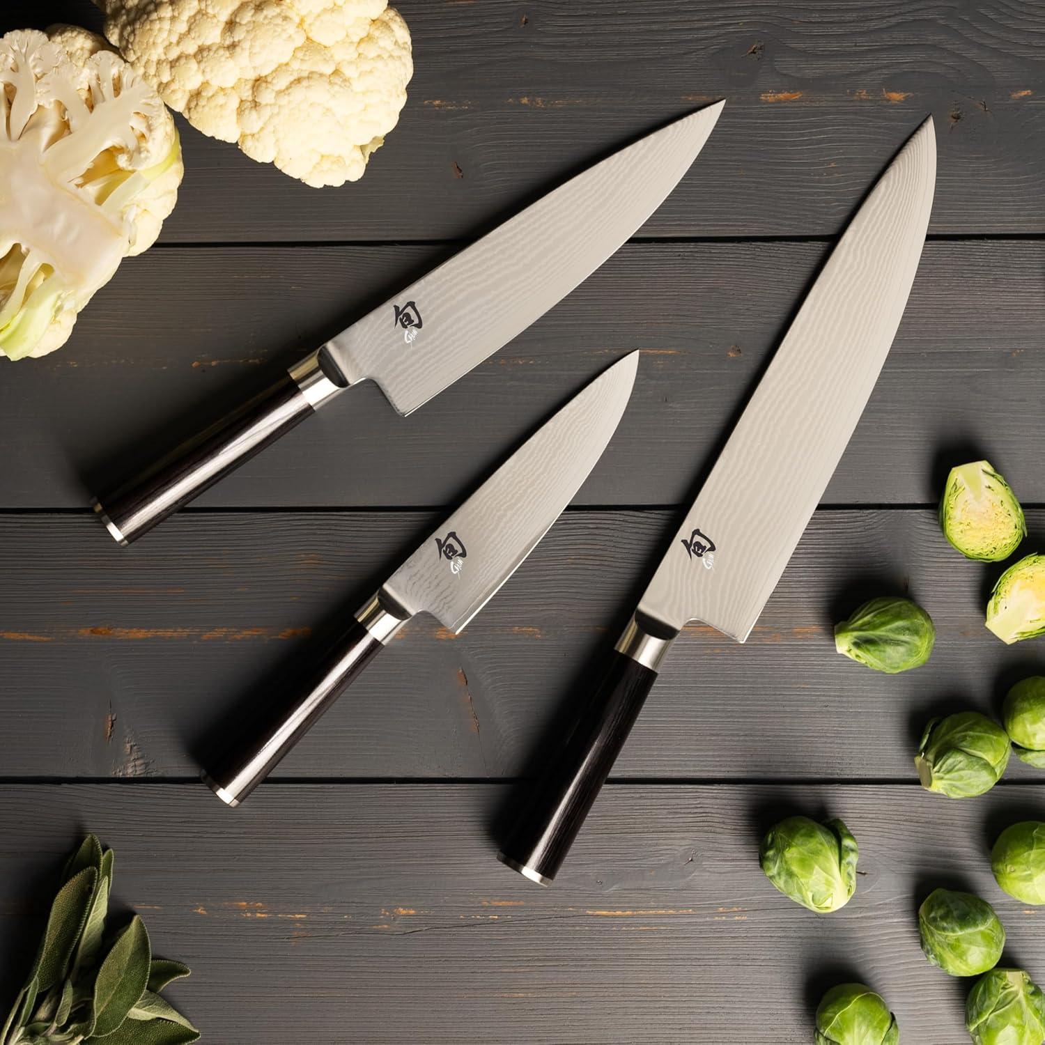 Conjunto de cuchillos Shun Classic 3 piezas - Acero VG-MAX