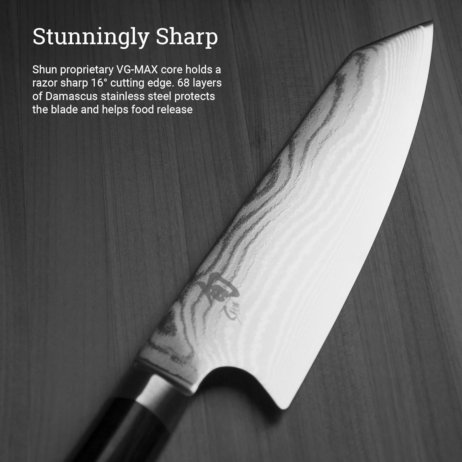 Cuchillo Kiritsuke Shun Classic 20.32 cm VG-MAX Damasco