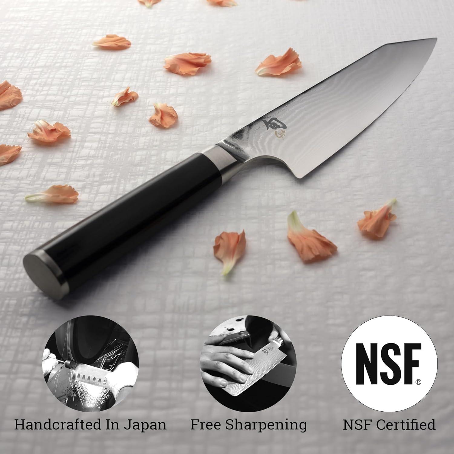 Cuchillo Kiritsuke Shun Classic 20.32 cm VG-MAX Damasco