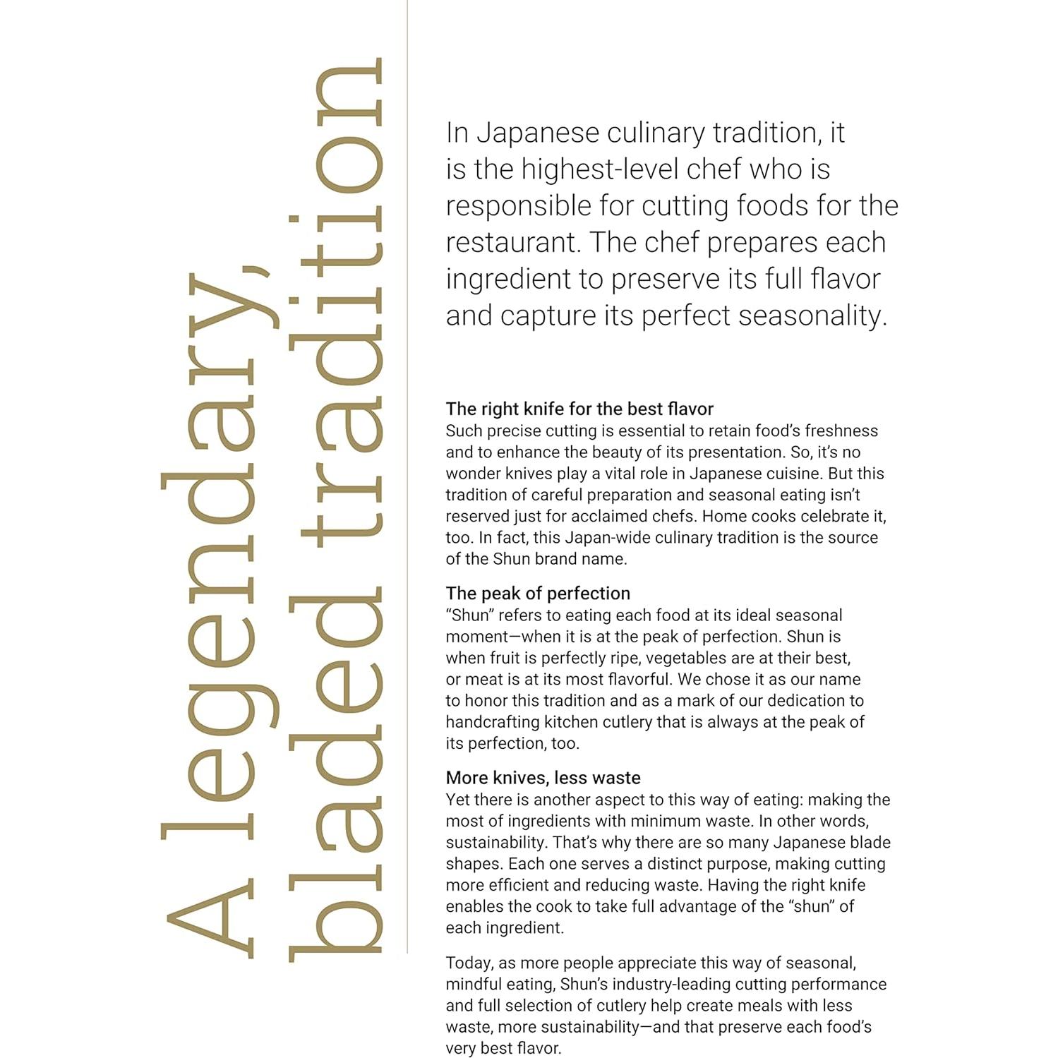 Cuchillo de Pico de Pájaro Shun Classic 6.35 cm Damasco