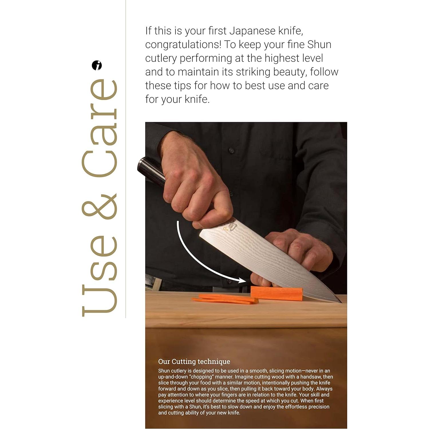 Cuchillo de Pico de Pájaro Shun Classic 6.35 cm Damasco