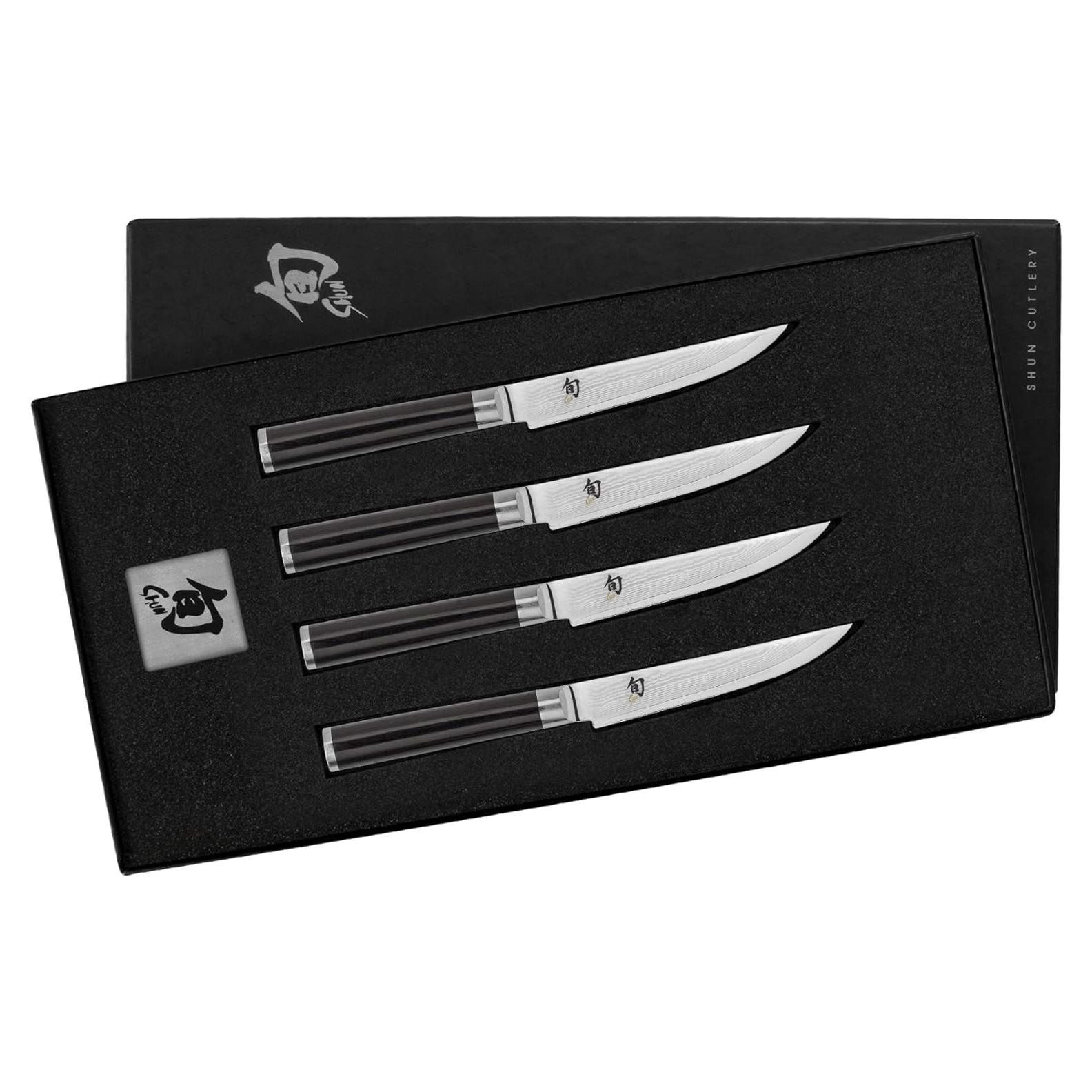 Conjunto de cuchillos de carne Shun Classic 4 piezas 12.1 cm