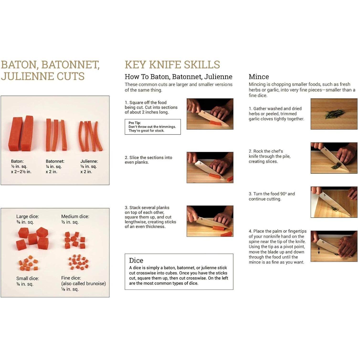 Cuchillo Honesuki Shun Classic 11.4 cm Acero Damasco