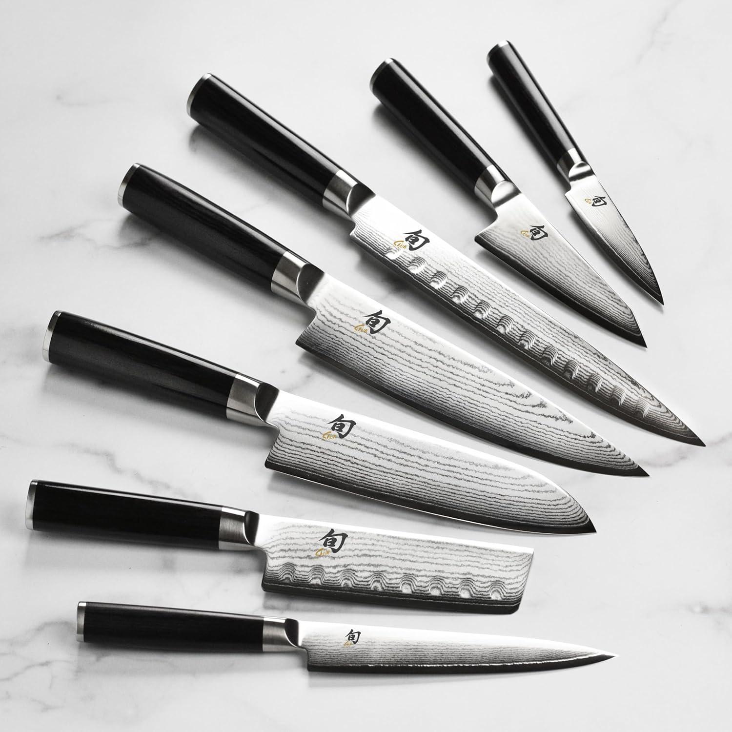 Conjunto de Cuchillos Shun Classic 10 Piezas Hecho a Mano