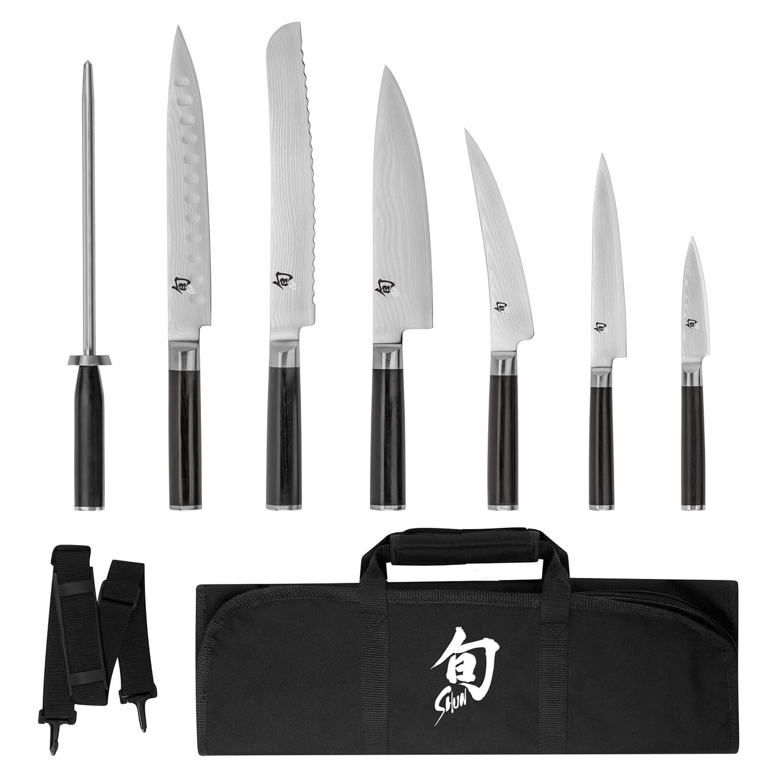 Conjunto de cuchillos Shun Classic 8 piezas para estudiantes