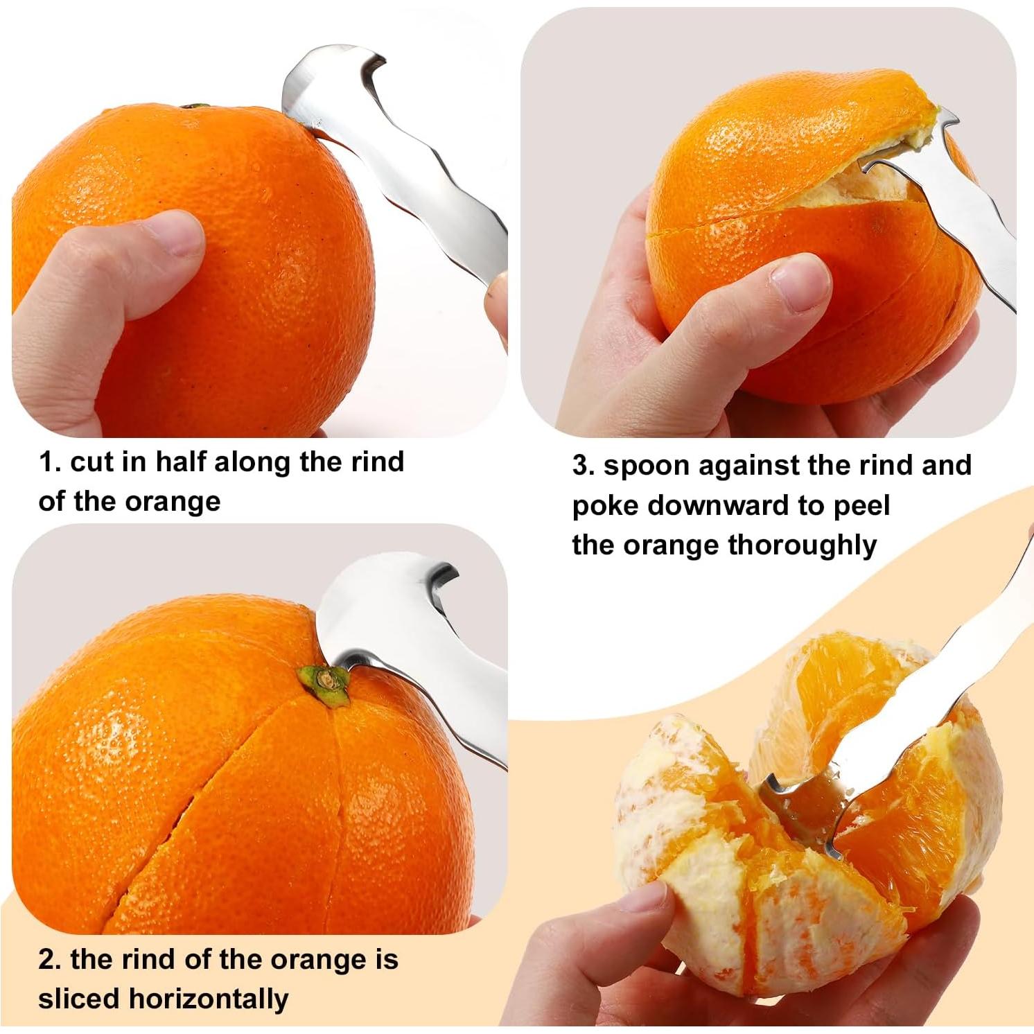 Juego de herramientas para pelar naranjas Lyreh - Acero inoxidable