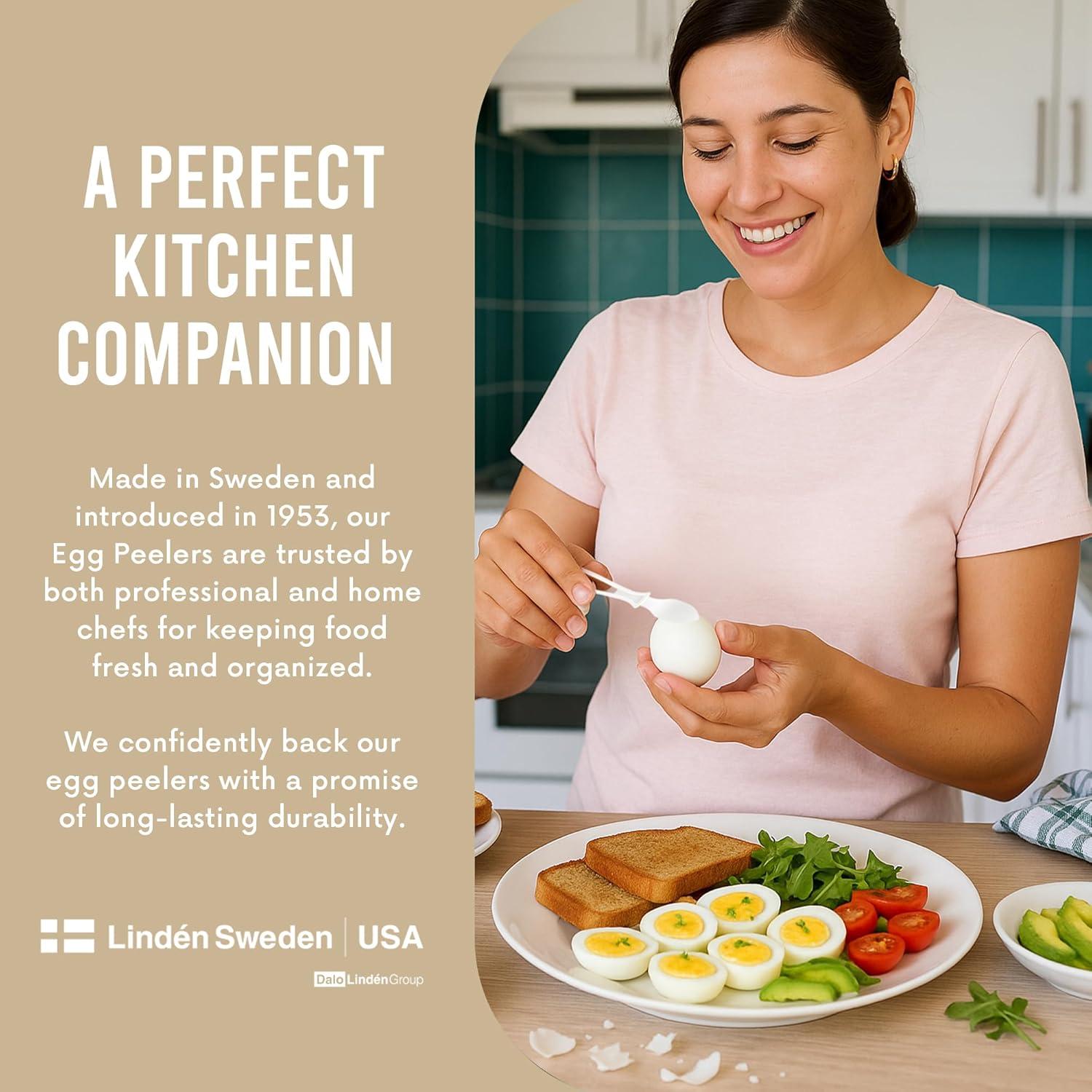 Pelador de Huevos y Frutas Linden Suecia - Juego de 2, Apto Lavavajillas