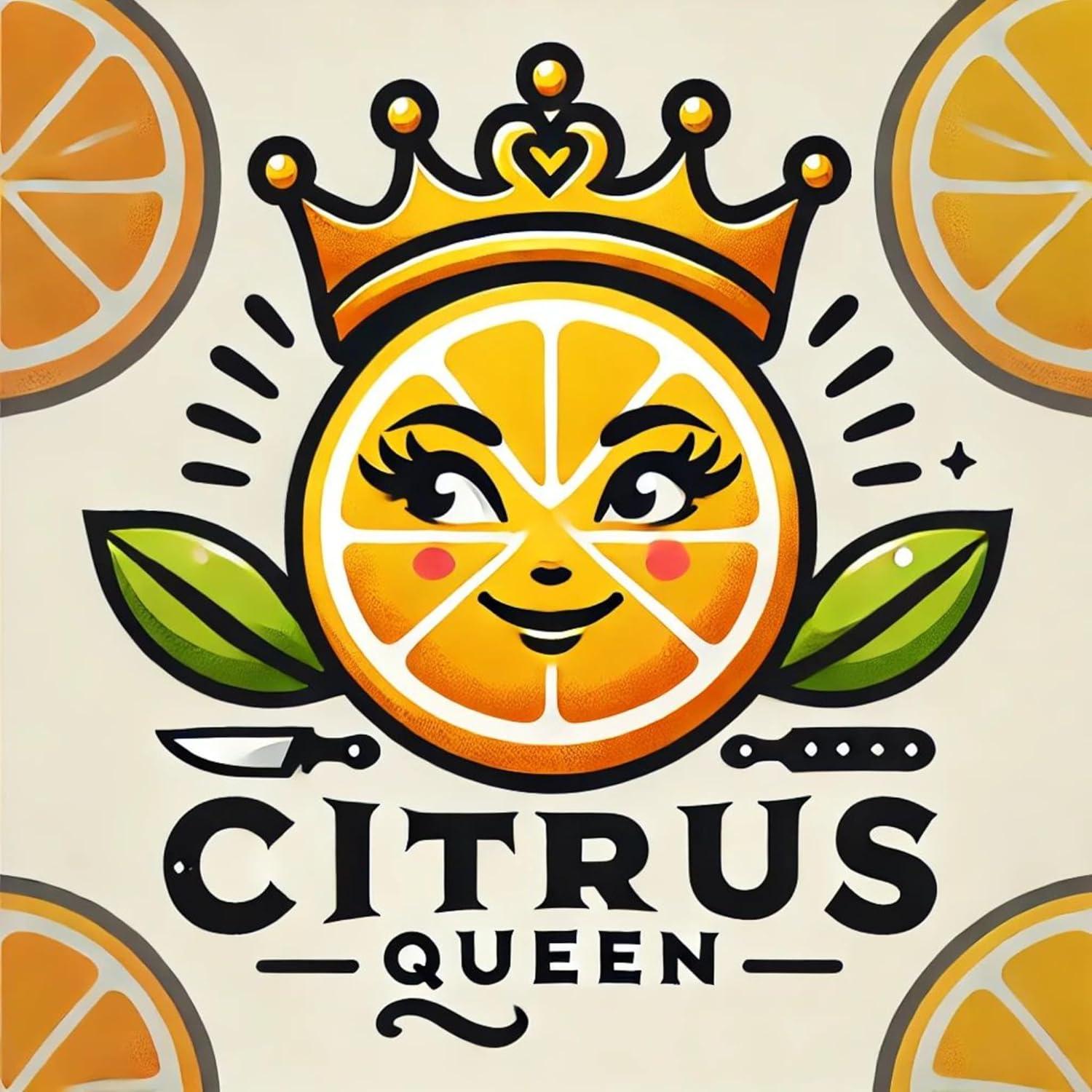 Set de Peladores Cítricos Citrus Queen 6 Piezas - Verde y Naranja