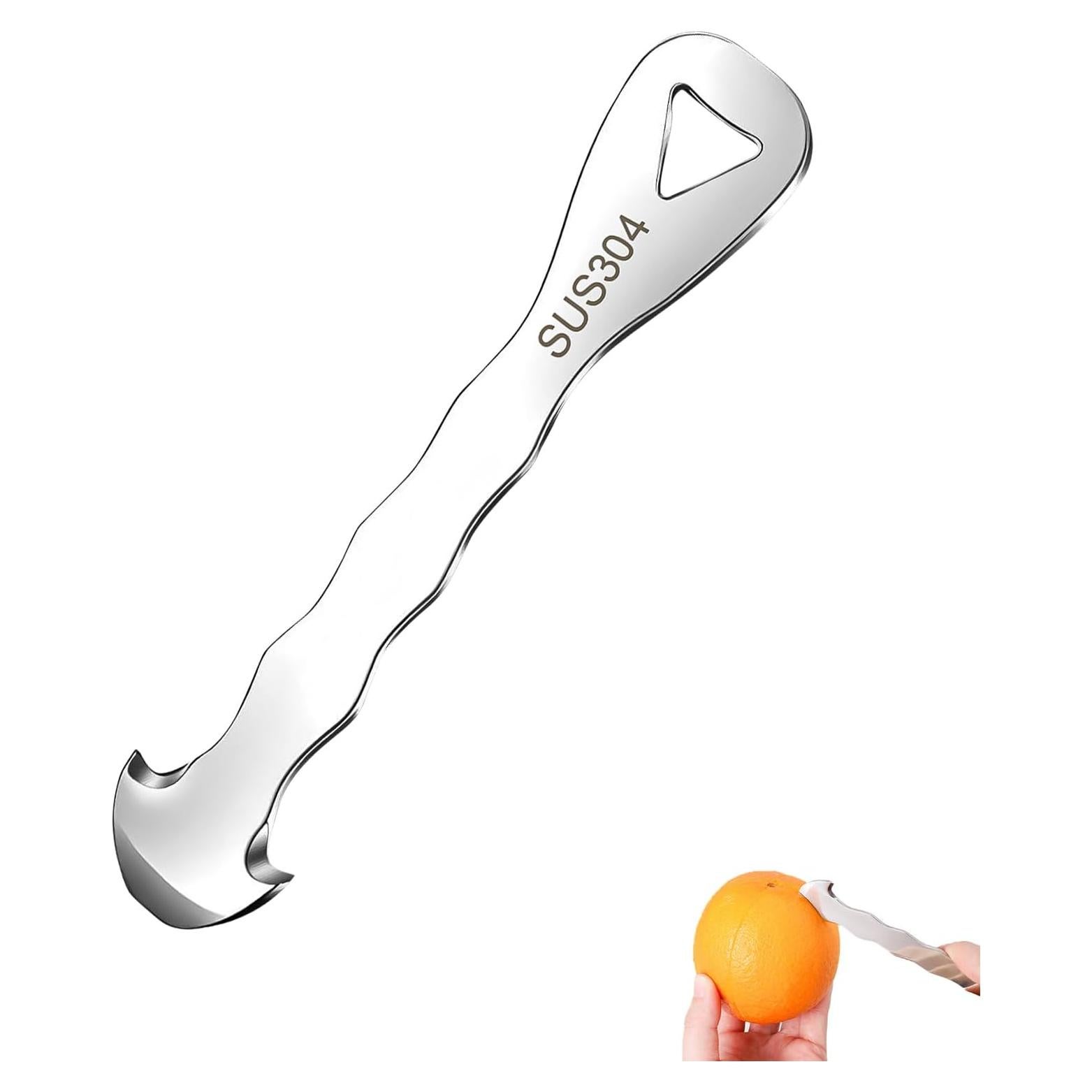 Pelador de Cítricos Ergonómico Genérico de Acero Inoxidable