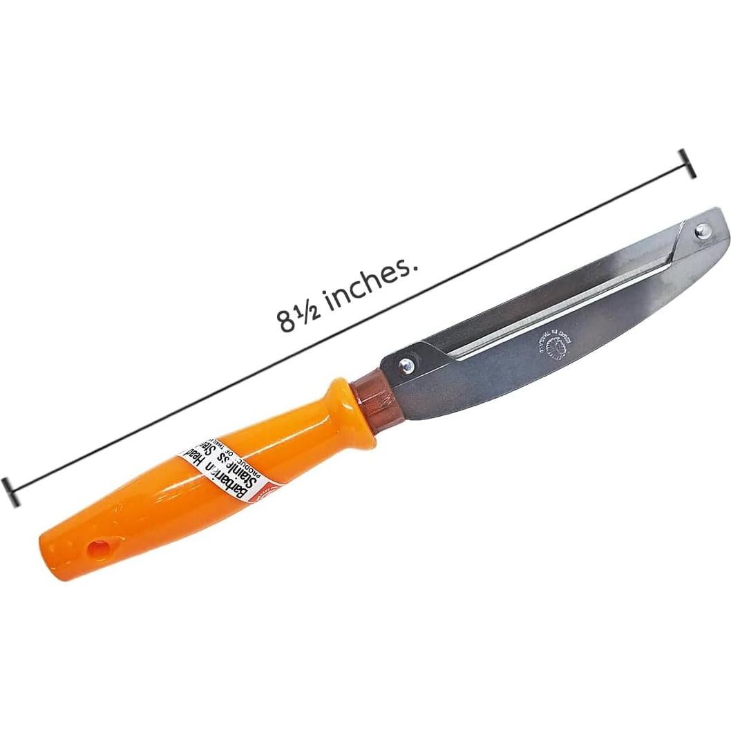 Pelador de Acero Inoxidable WitnyStore 21.6 cm Naranja