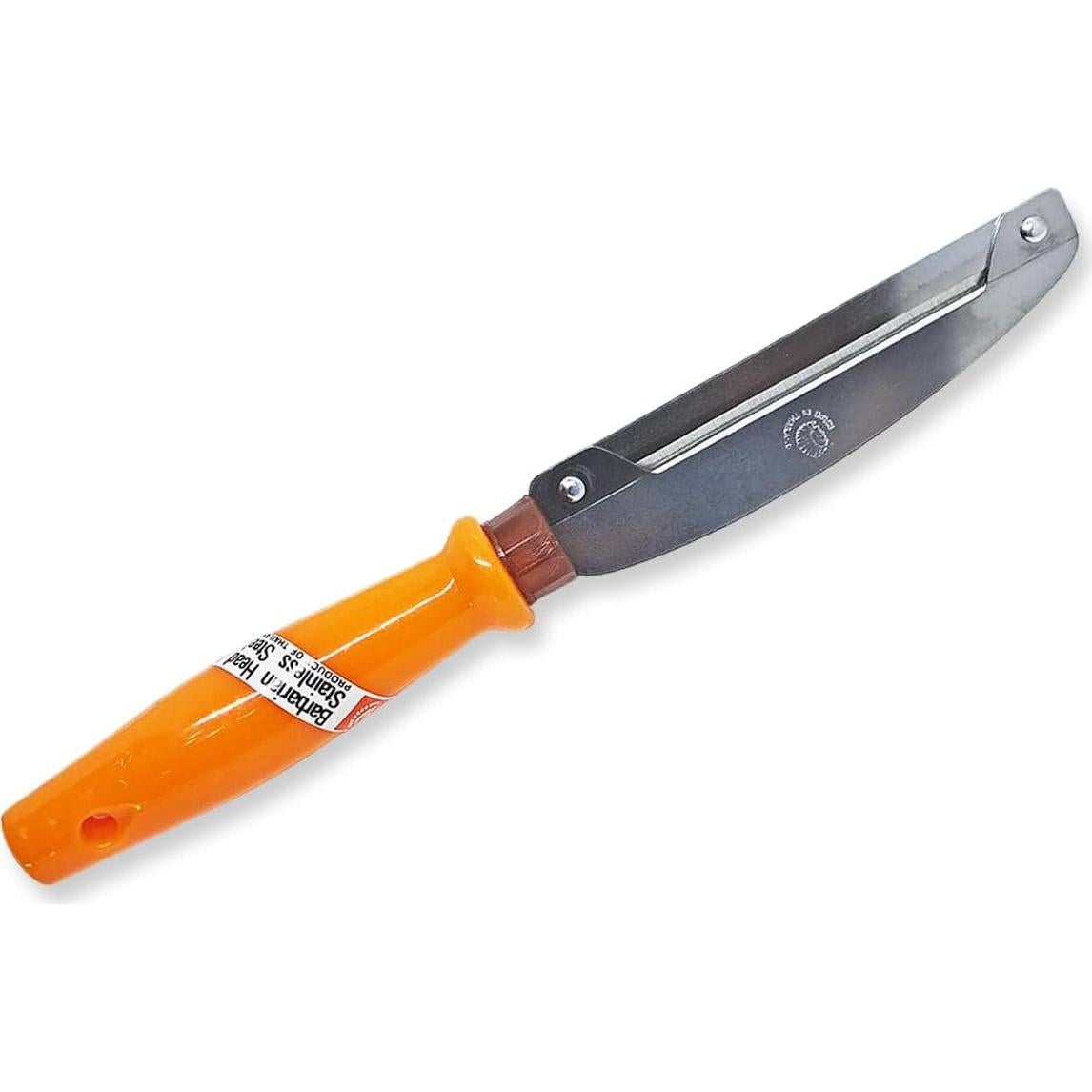 Pelador de Acero Inoxidable WitnyStore 21.6 cm Naranja