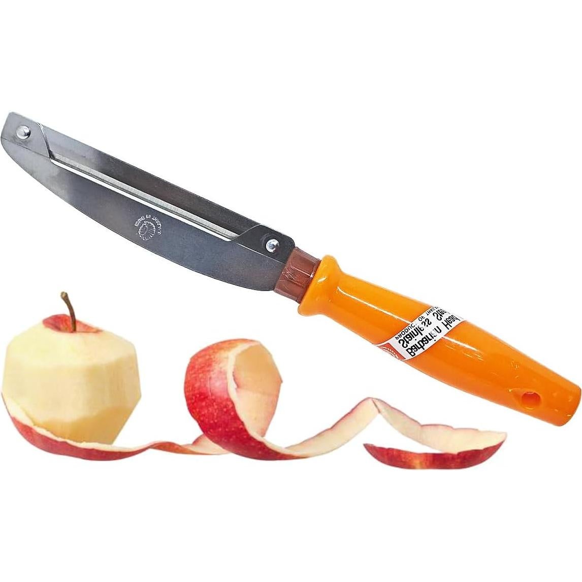 Pelador de Acero Inoxidable WitnyStore 21.6 cm Naranja