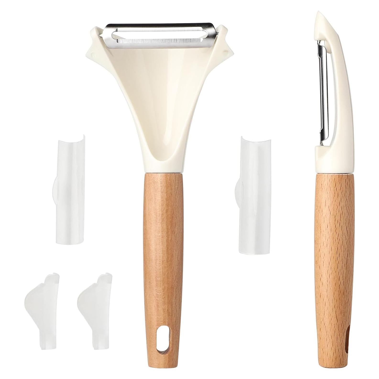 Set de Peladores de Verduras Beereraver - Acero Inoxidable, 2 Piezas