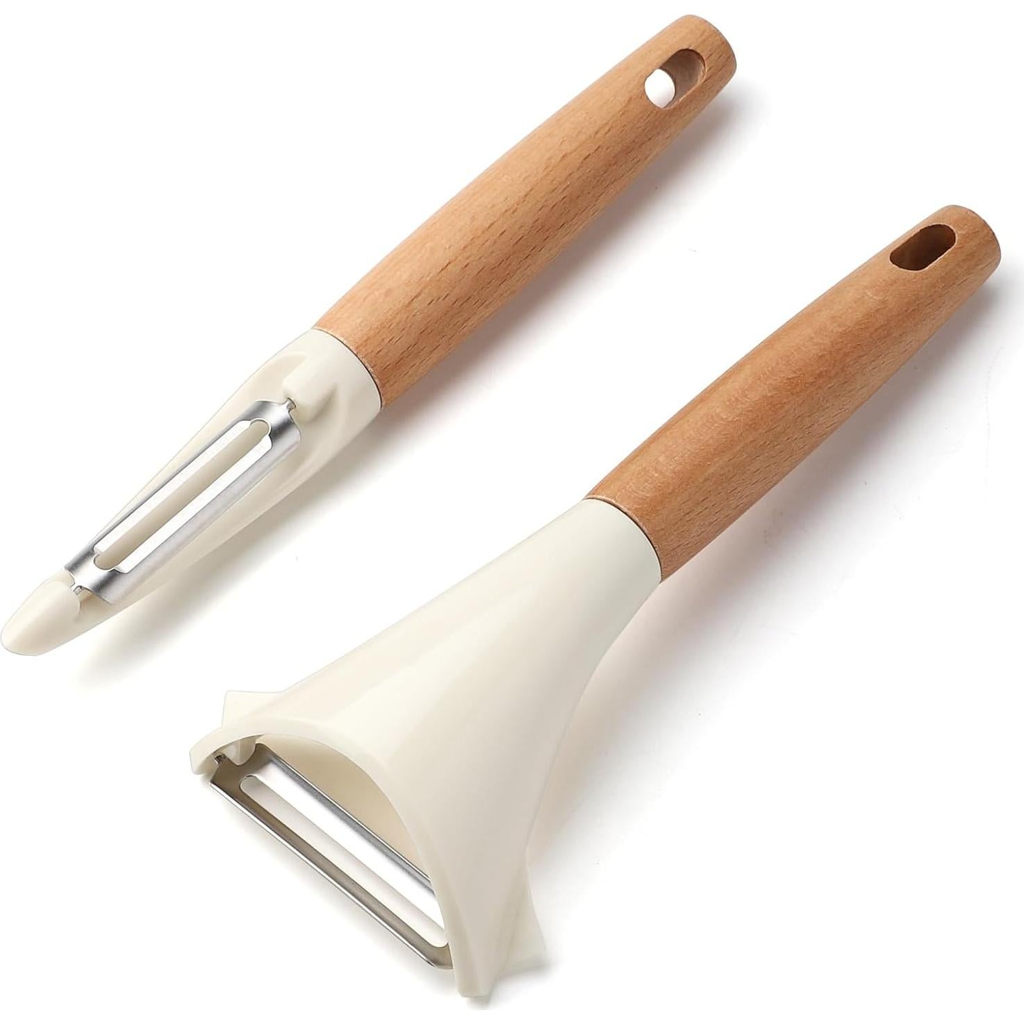 Set de Peladores de Verduras Beereraver - Acero Inoxidable, 2 Piezas