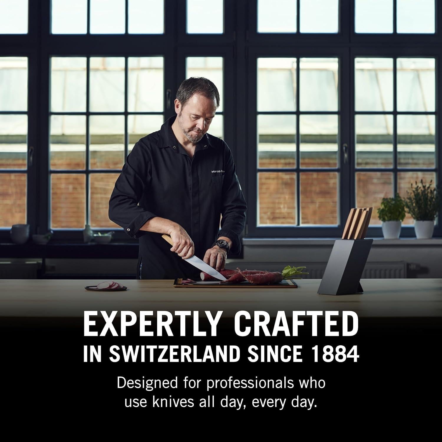 Cuchillo de Chef Victorinox Swiss Classic 20 cm Negro