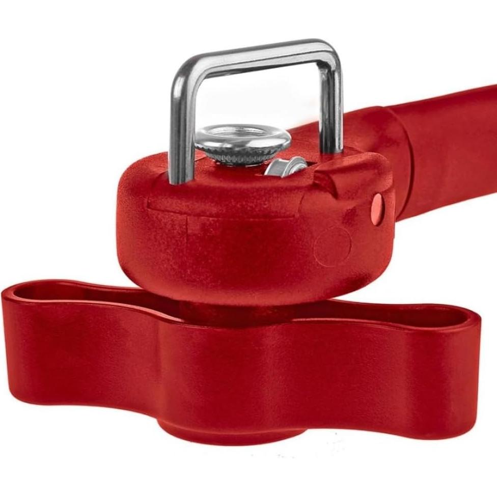 Abrebotellas Manual Hobbyme de Acero Inoxidable Rojo 20.6cm