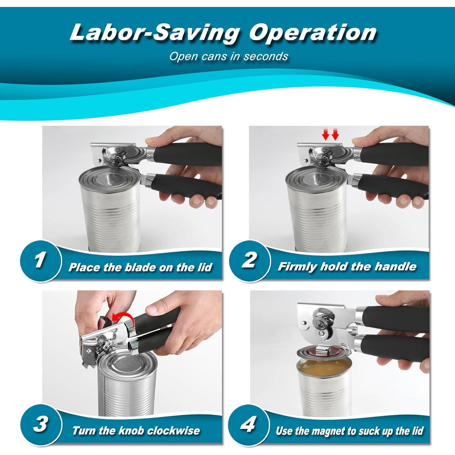 Abrelatas Manual WGPG 2Pack - Alta Resistencia y Ergonomía