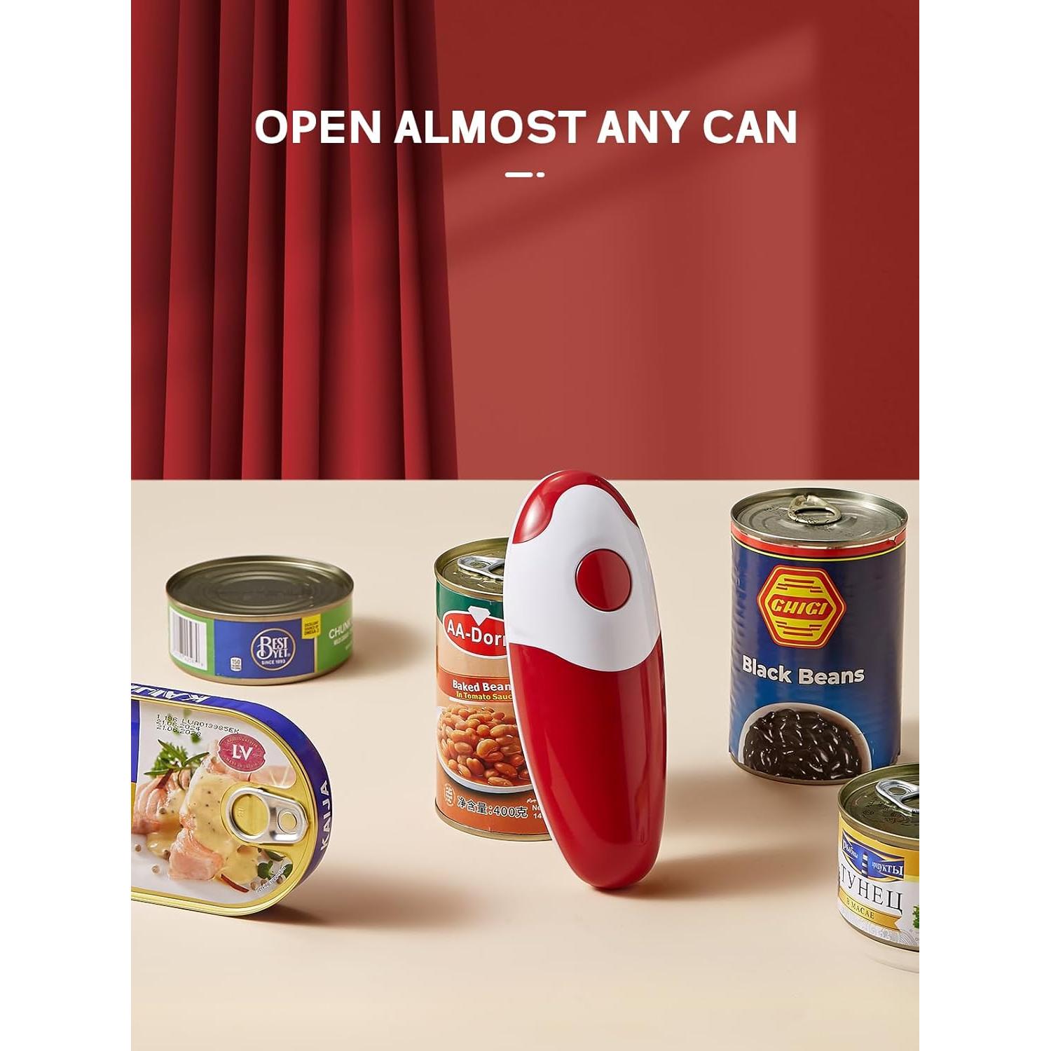 Abrelatas Eléctrico Reemix Rojo Automático para Latas