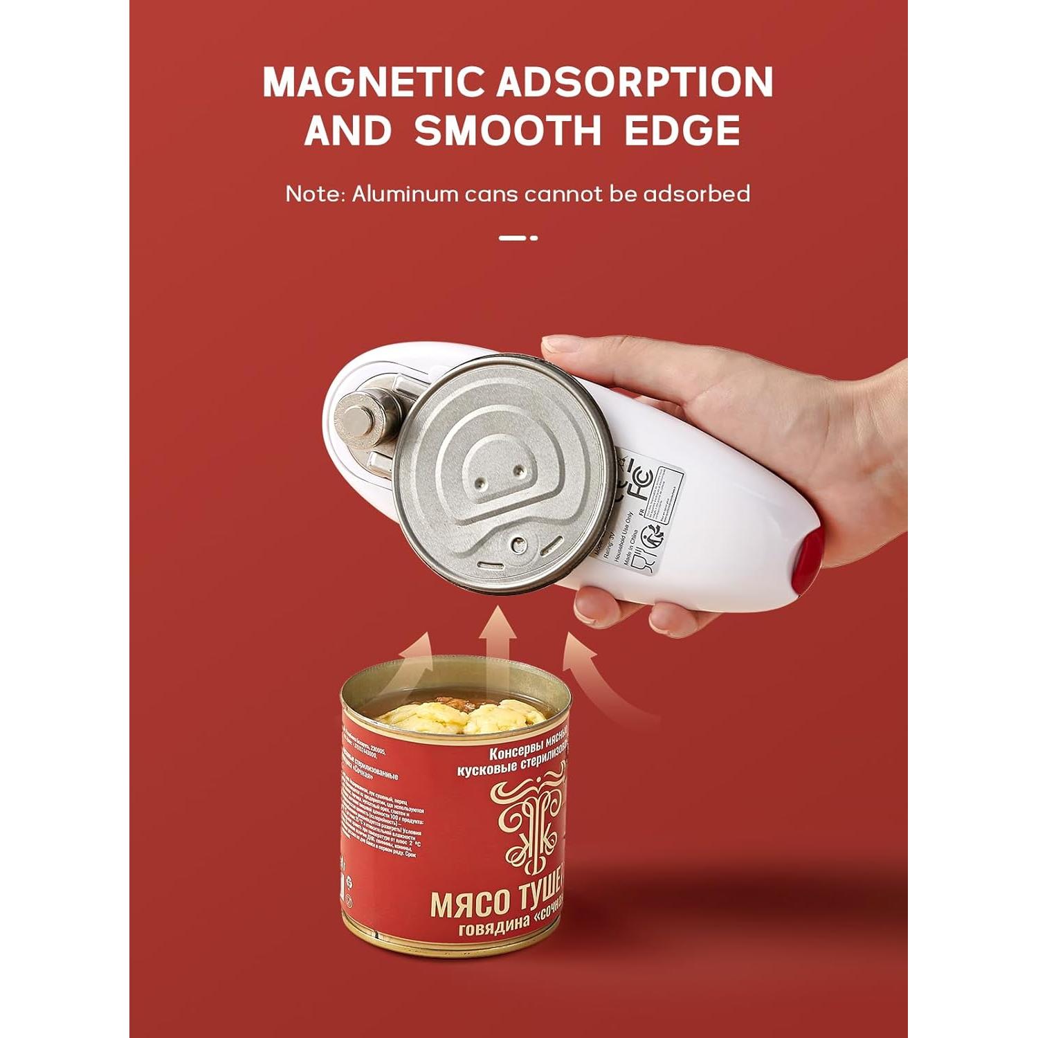 Abrelatas Eléctrico Reemix Rojo Automático para Latas