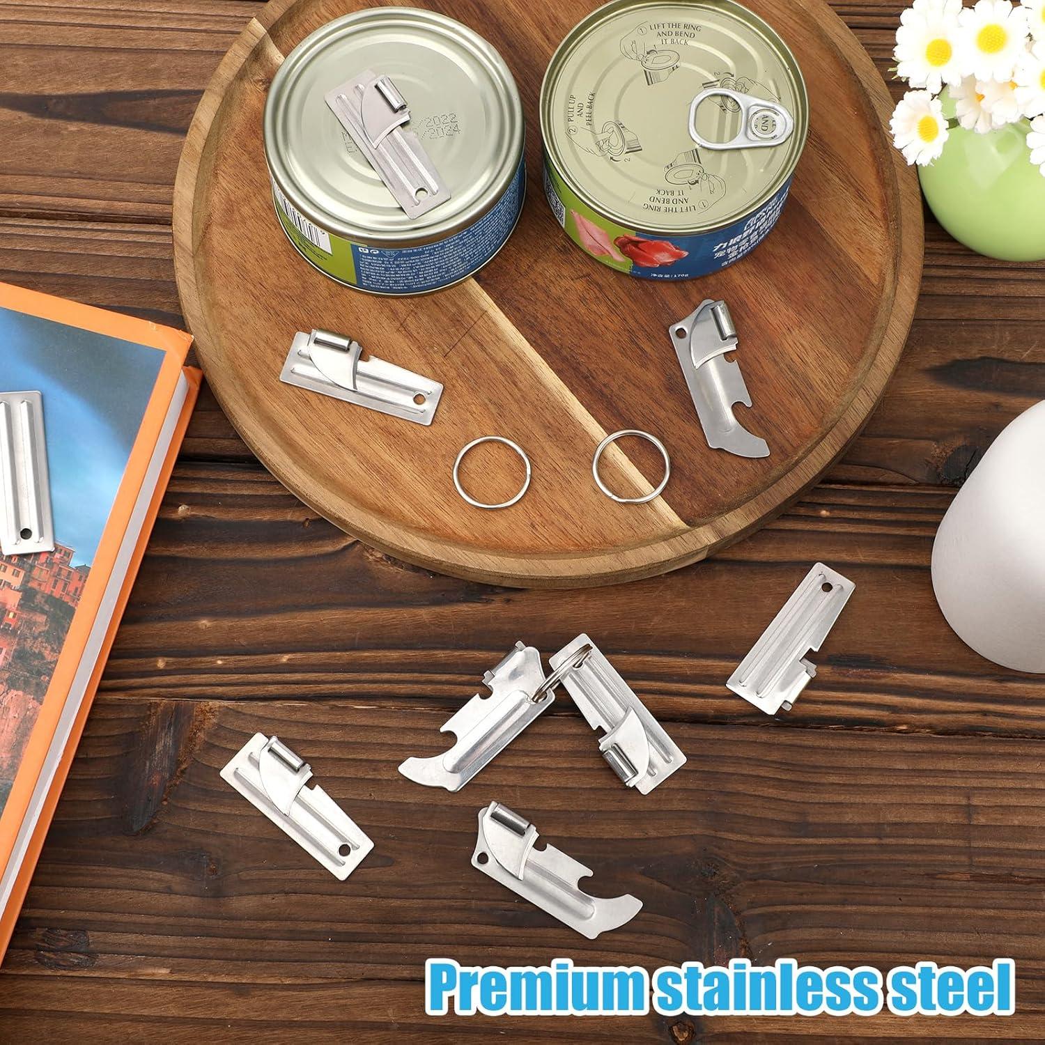 16 Abrelatas Manuales de Acero Inoxidable Gosknor para Camping