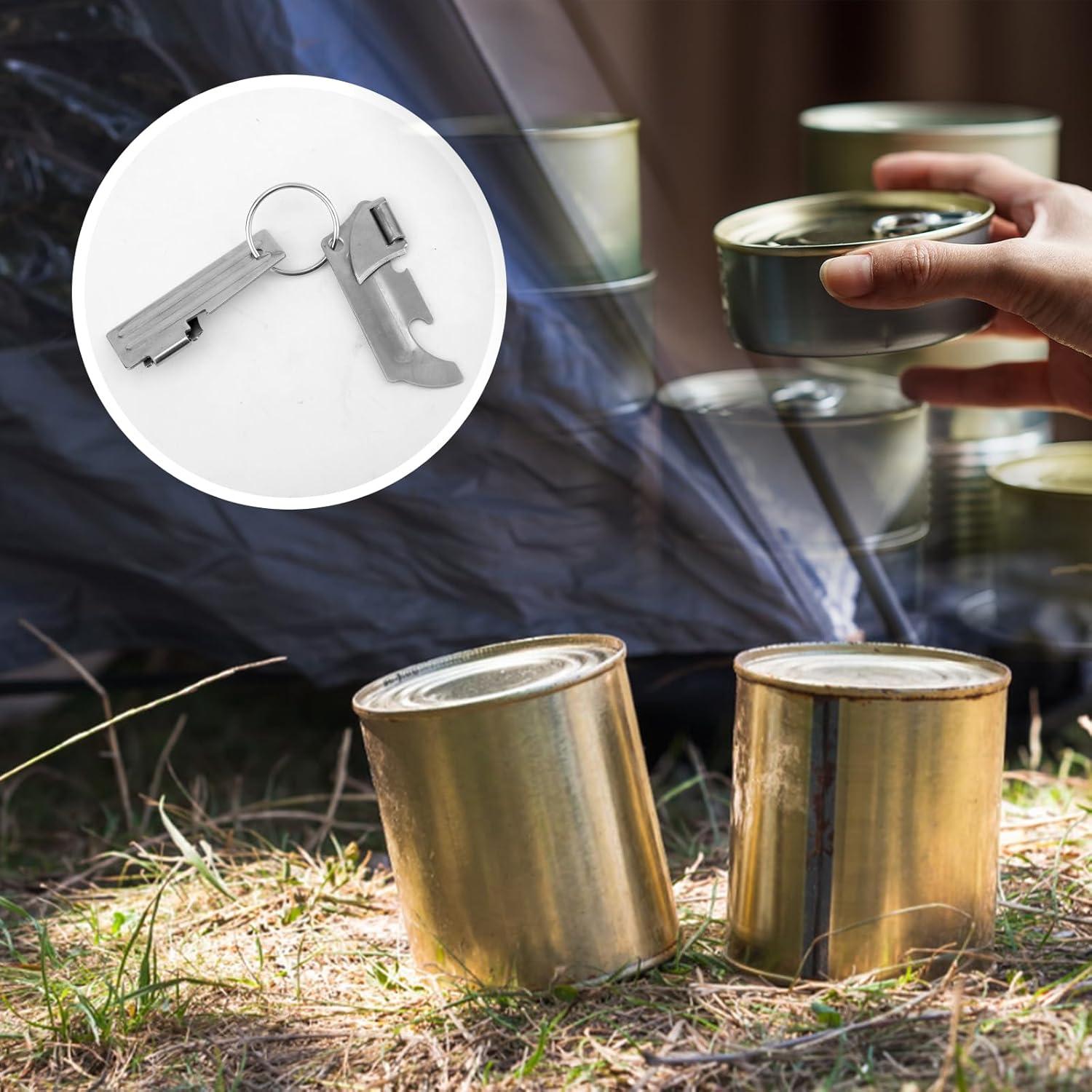 16 Abrelatas Manuales de Acero Inoxidable Gosknor para Camping