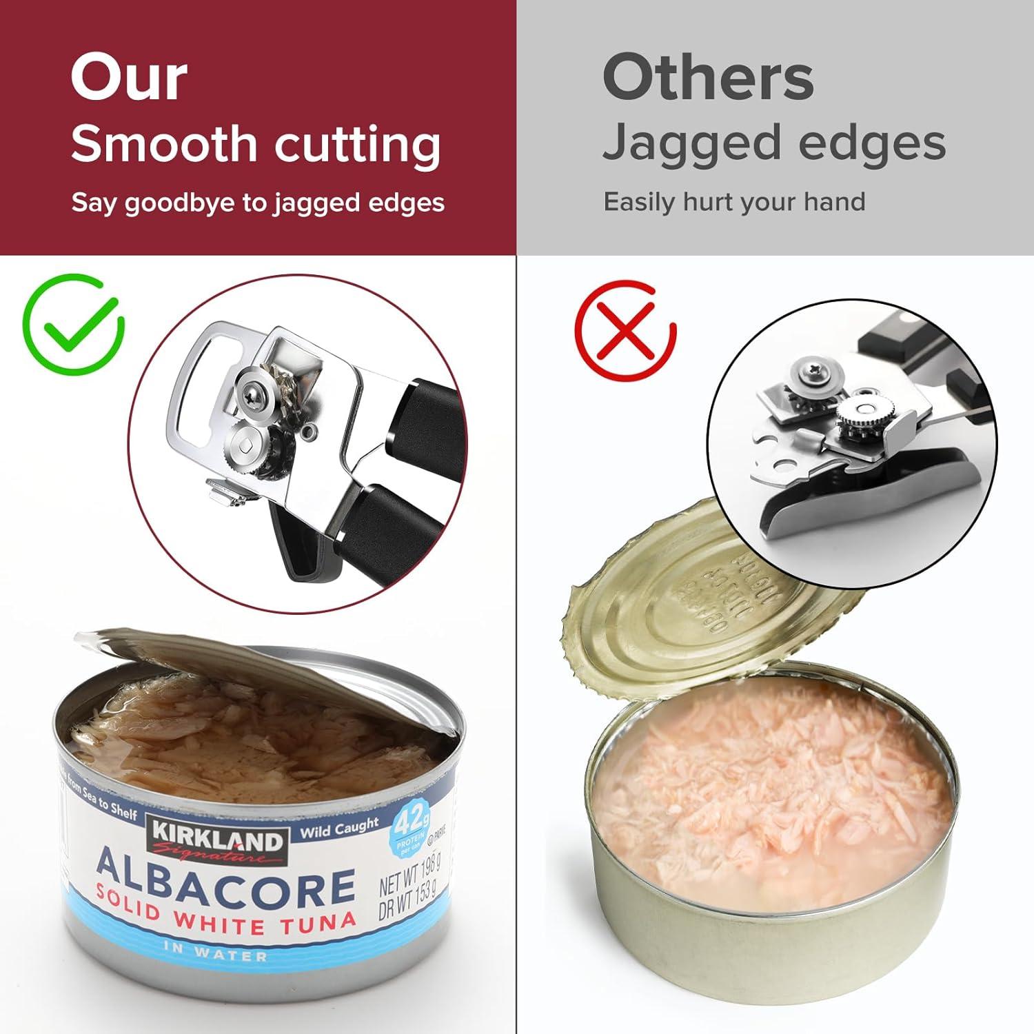 Abre Latas Manual COOCLAN con Imán y Cuchilla de Acero Inoxidable