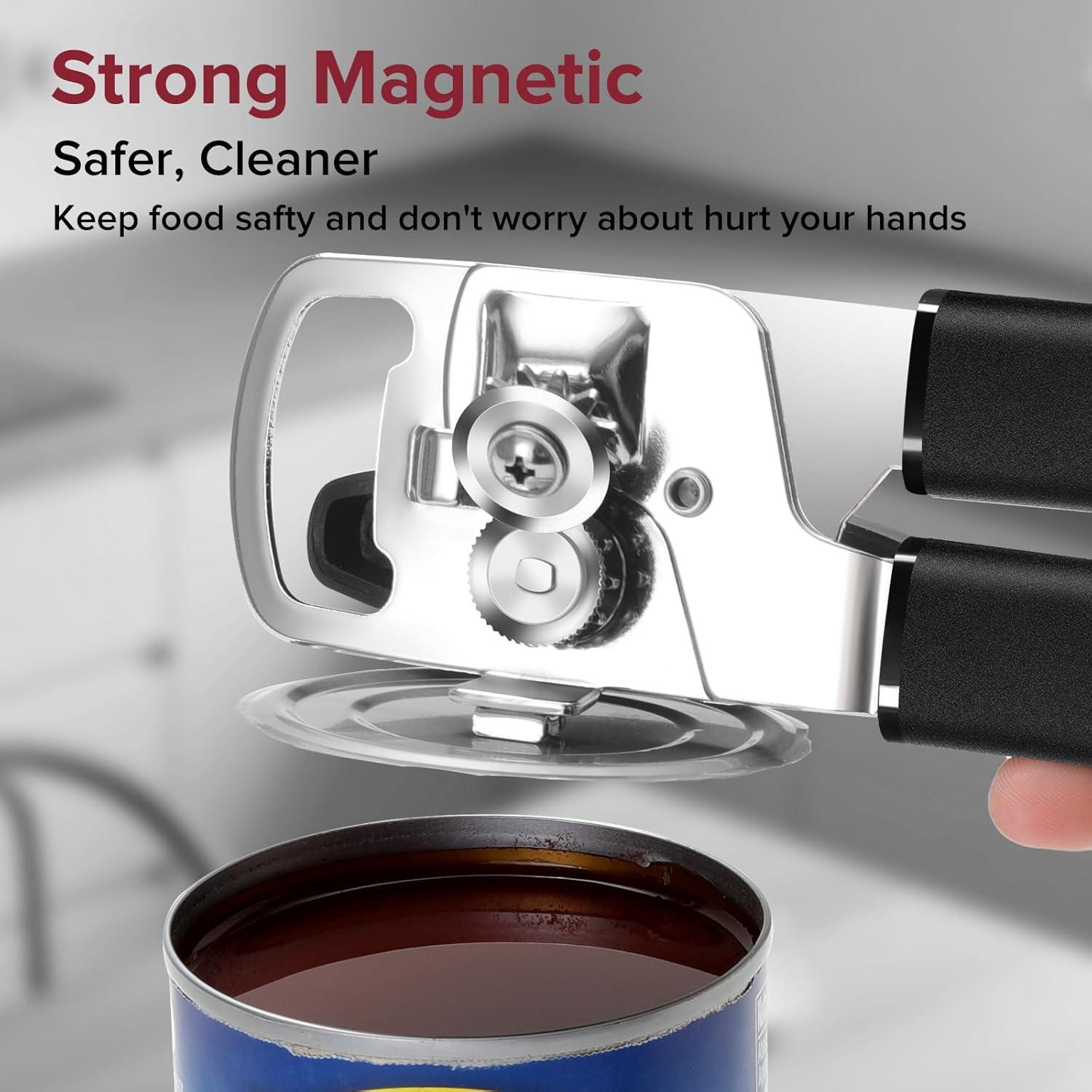 Abre Latas Manual COOCLAN con Imán y Cuchilla de Acero Inoxidable