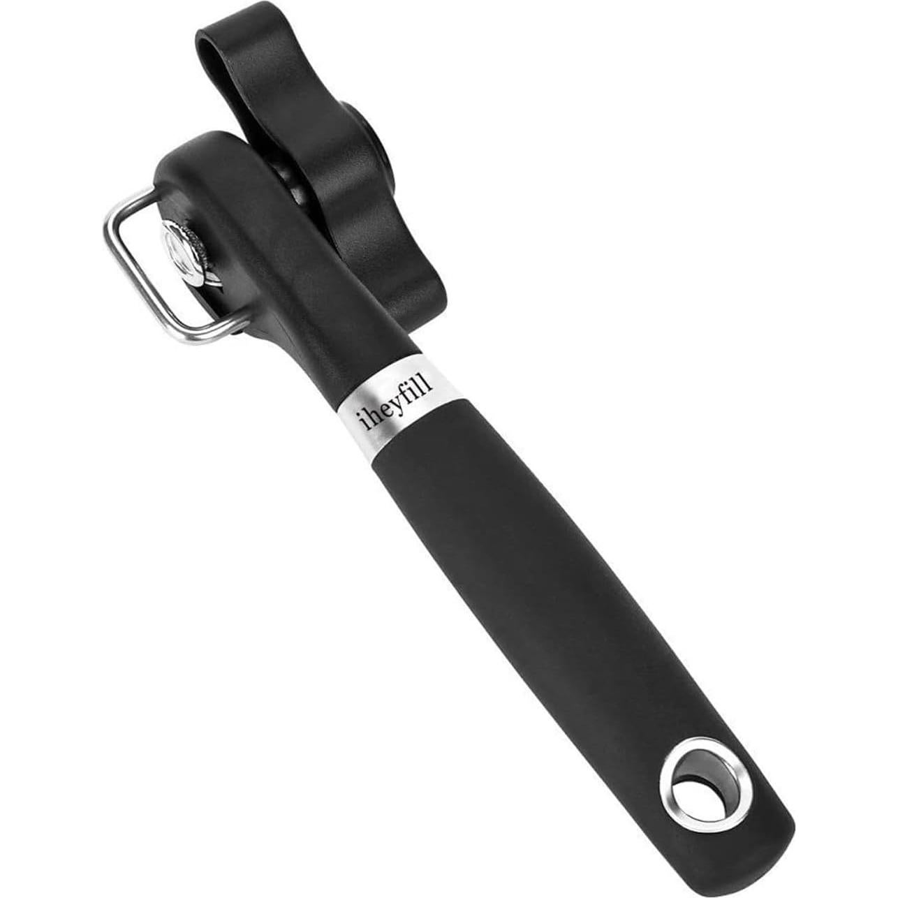 Abrelatas Manual de Seguridad iheyfill, Acero Inoxidable Ergonómico