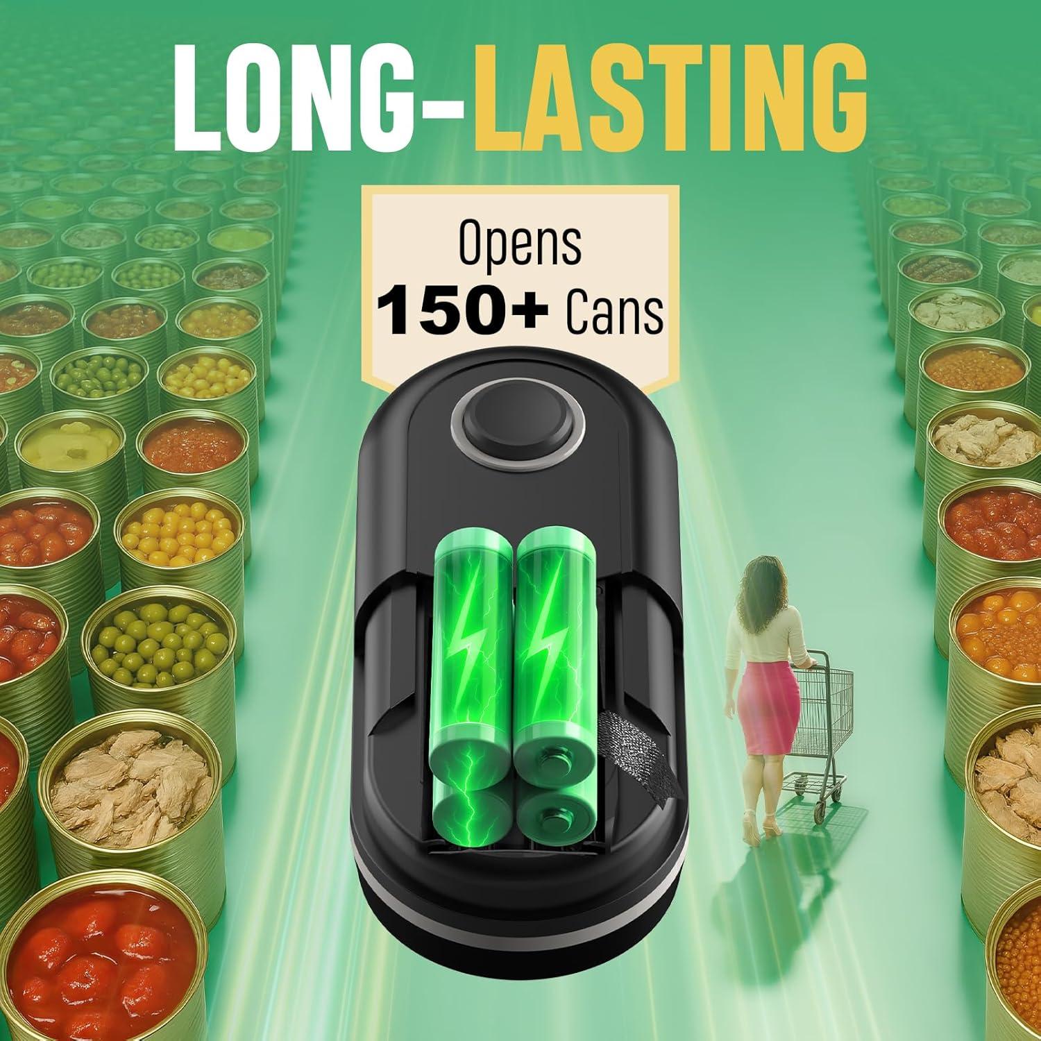 Abrebotellas Eléctrico Kitassure Automático 14.5 cm para Personas Mayores